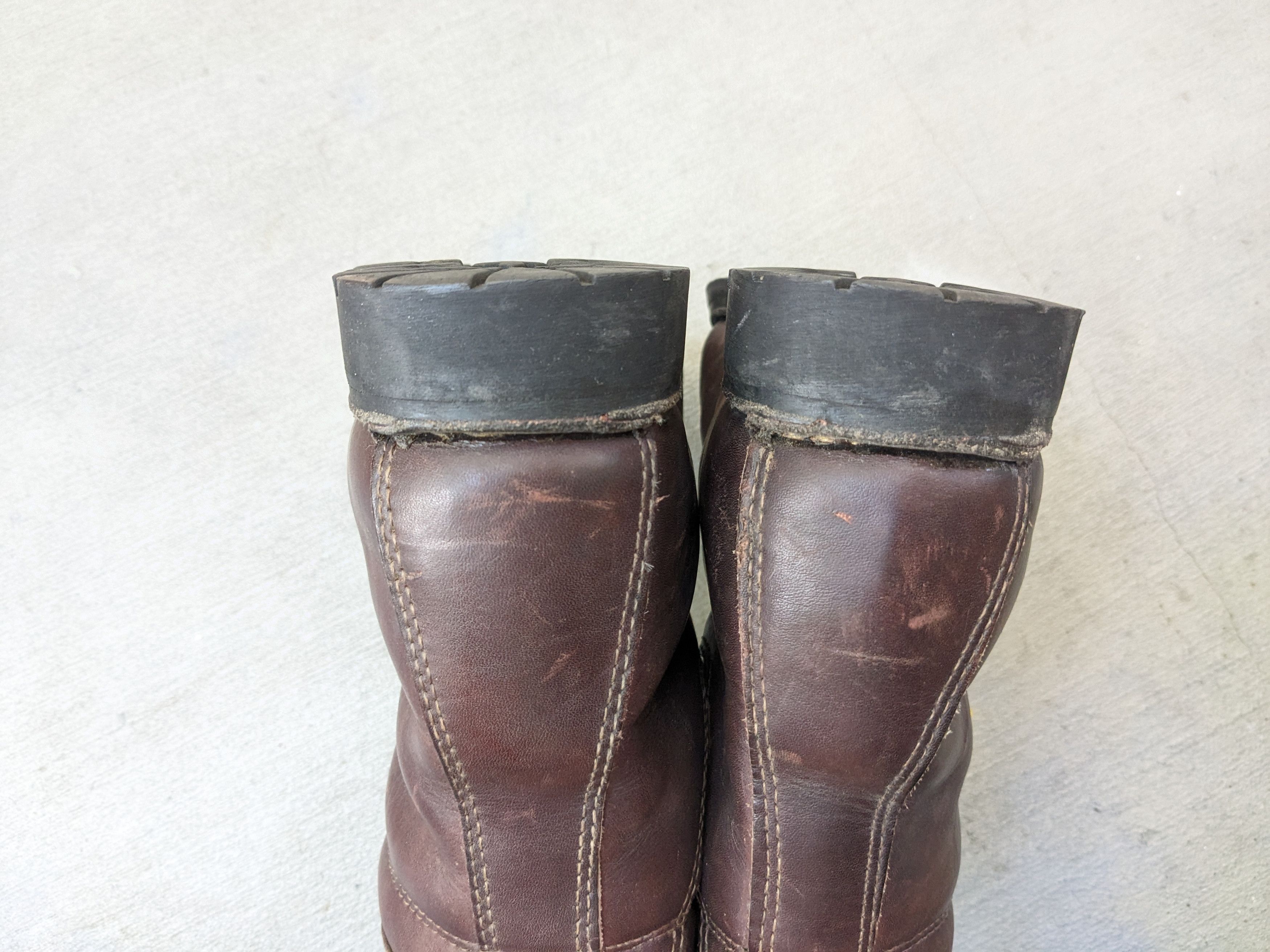 Vintage Vasque Ski Boots Brown 11 EE Wide Italy Hiking