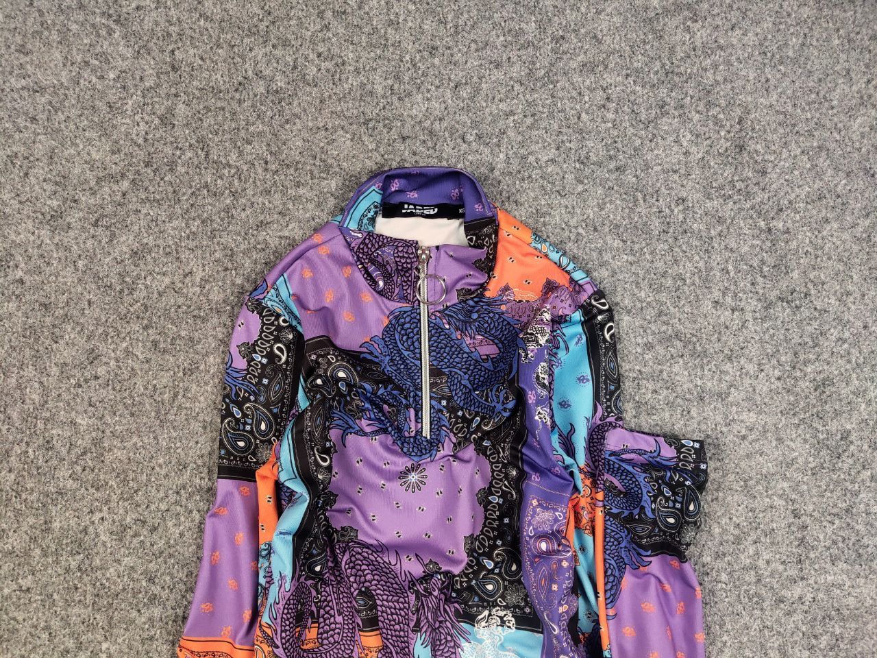 Jaded London Jaded London Mini Dress Bandana Dragon Multicolor Long sleev Size XXS / US 00 / IT 34 - 8 Thumbnail
