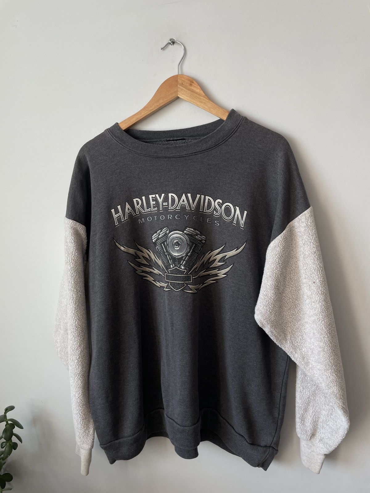 Harley Davidson × Vintage VINTAGE Y2K HARLEY DAVIDSON BIKER SWEATER Size US M / EU 48-50 / 2 - 1 Thumbnail