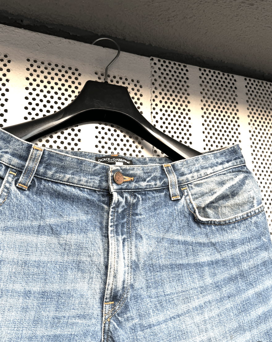 Dolce & Gabbana × Vintage Vintage Dolce&Gabbana Faded Distressed Jeans Pants Size US 34 / EU 50 - 5 Thumbnail