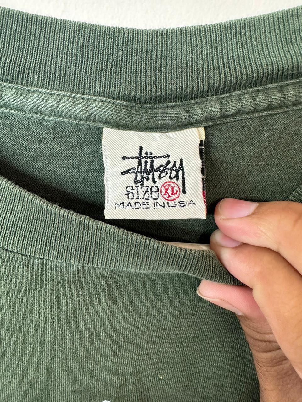 Stussy × Vintage Vintage 90's Stussy world tour tee shirt Size US XL / EU 56 / 4 - 6 Thumbnail