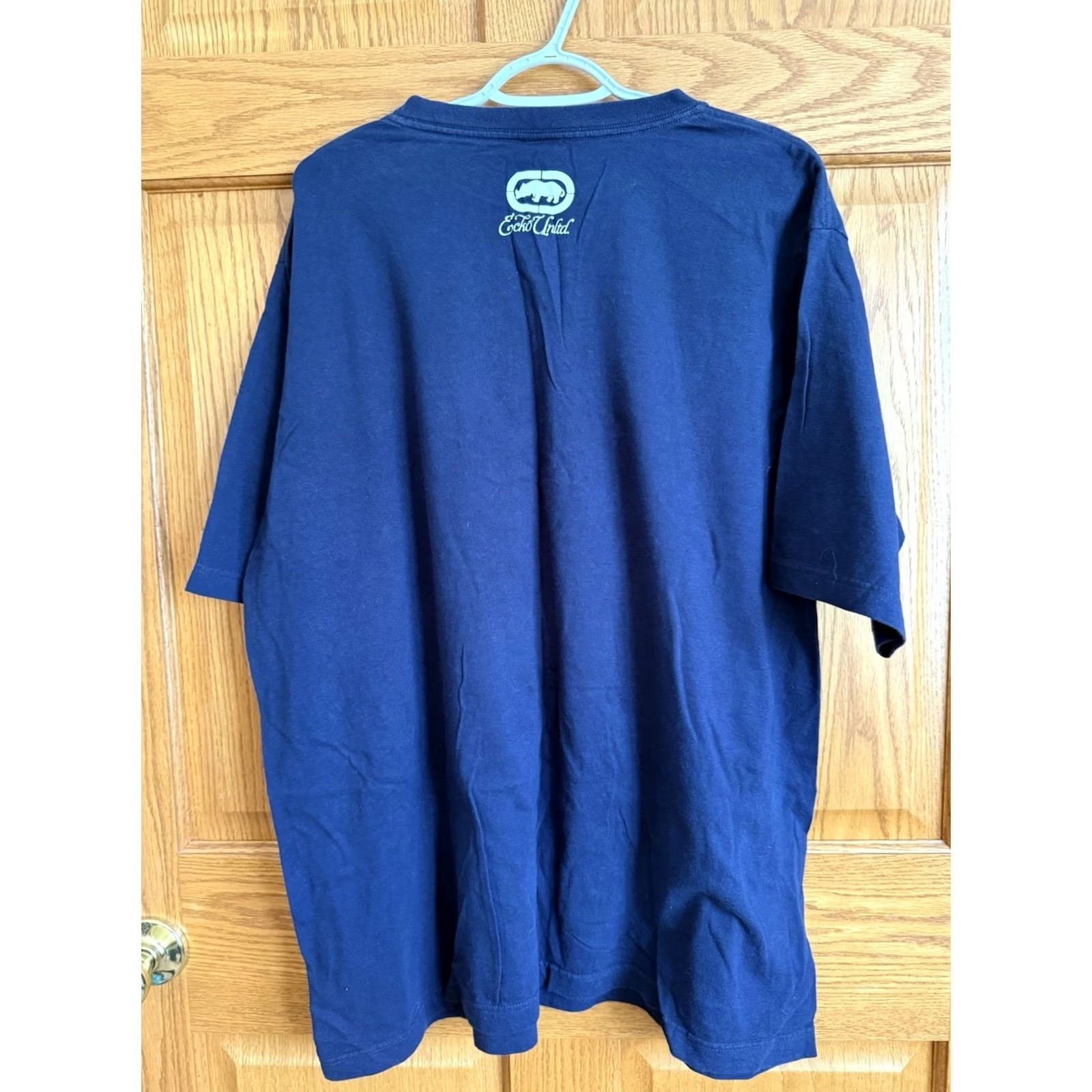 Ecko Unltd. VINTAGE Ecko Unltd. 2XL Short Sleeve T-Shirt Navy Blue Rhino Graphic Print Crew Neck Mens 90s Crown Summer, Spring, Fall Size US XXL / EU 58 / 5 - 2 Thumbnail