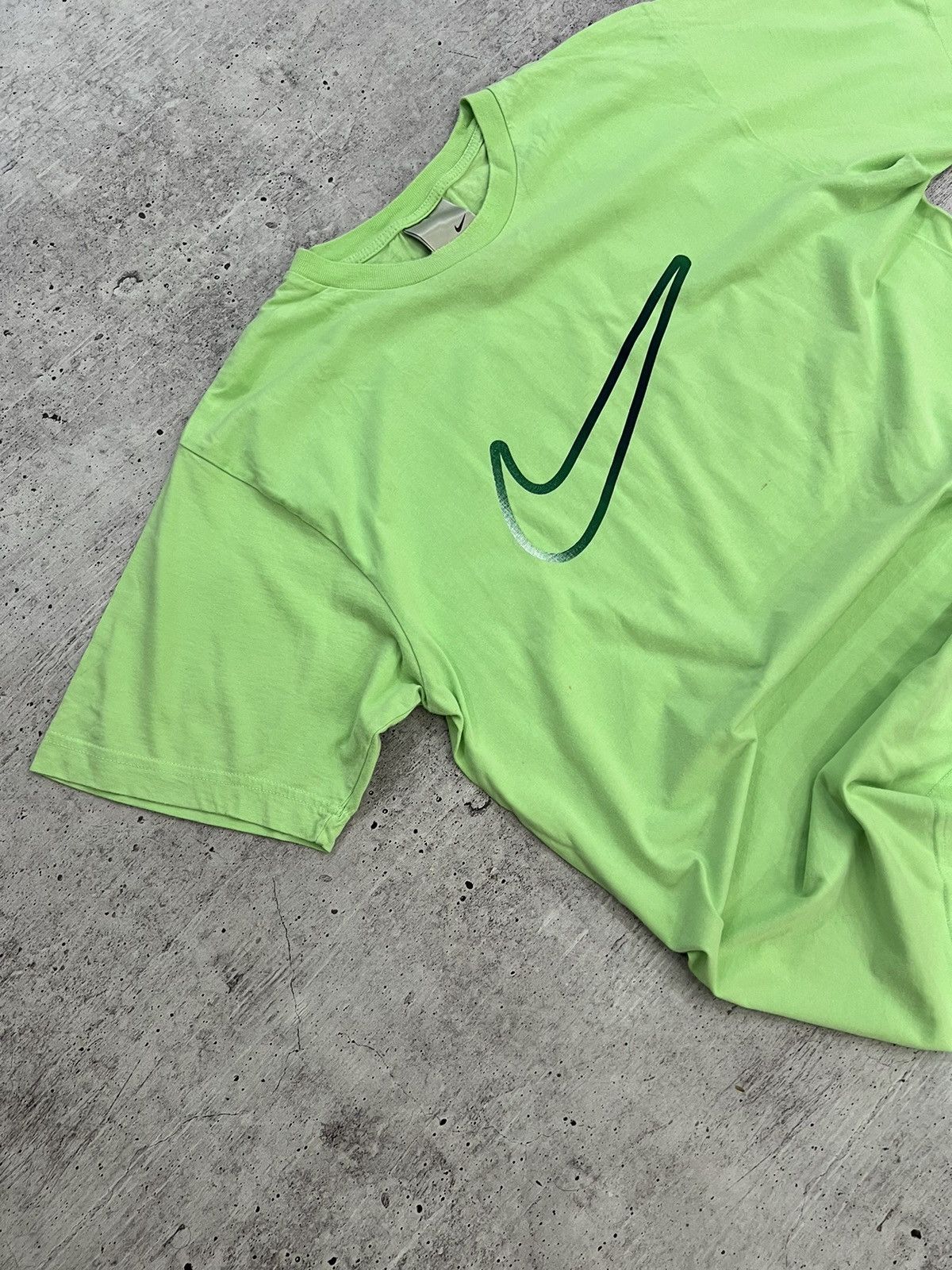 Nike × Vintage 🩸RARE🩸Nike Vintage y2k Swoosh Logo T Shirt Size US L / EU 52-54 / 3 - 4 Thumbnail