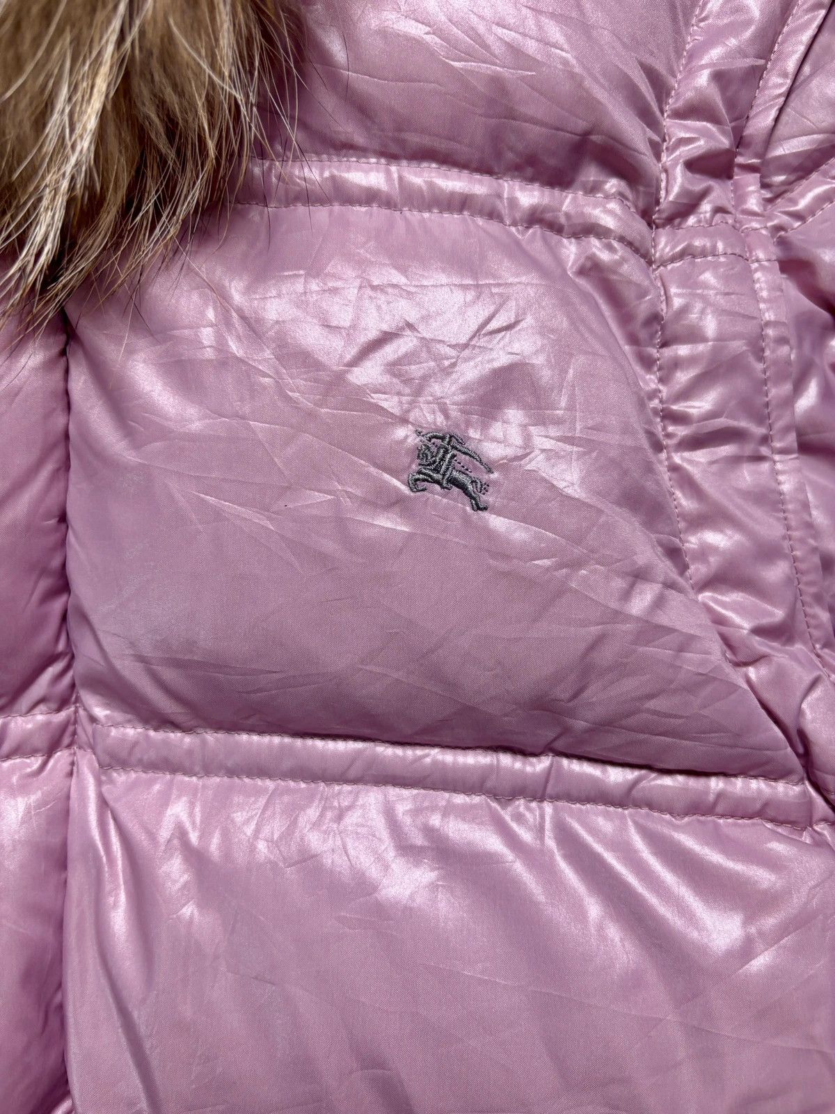 Burberry Burberry puffer fur jacket black label pink made in Japan Size US S / EU 44-46 / 1 - 3 Thumbnail