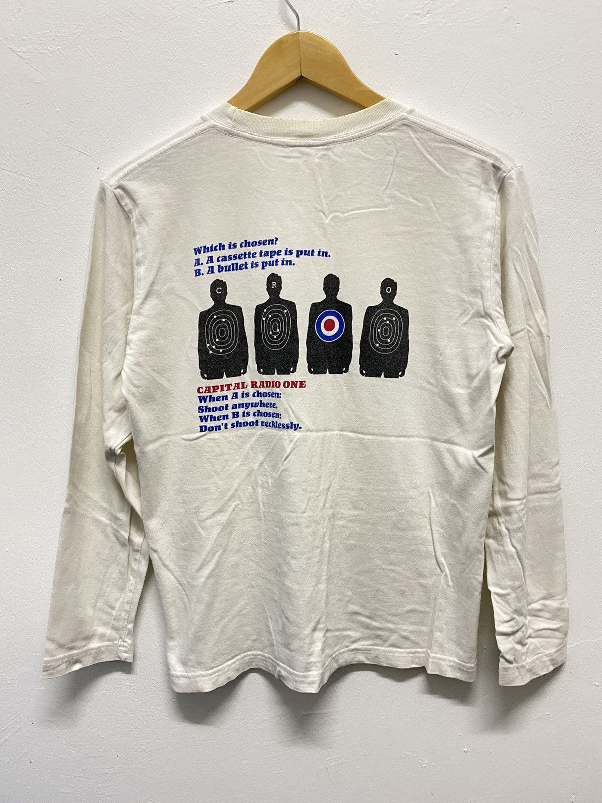 Japanese Brand Capital Radio Pistol Shooting Target Shirt Size US S / EU 44-46 / 1 - 4 Thumbnail