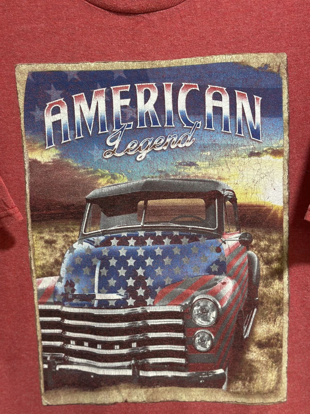 Delta × Sears × Vintage Vintage Chevrolet American Legend Faded Tee Size US XL / EU 56 / 4 - 2 Thumbnail