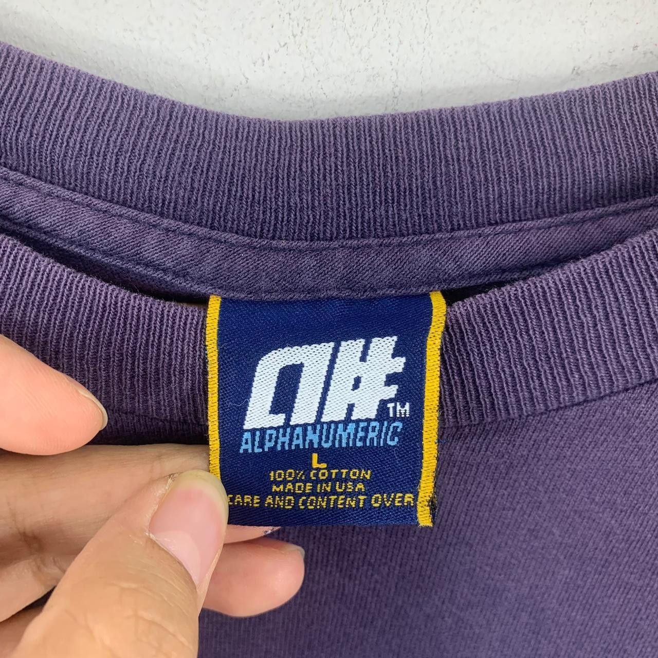 Vintage Vintage ALPHANUMERIC ENVIRONMENT Tee Shirt Top Protection Size US L / EU 52-54 / 3 - 3 Thumbnail