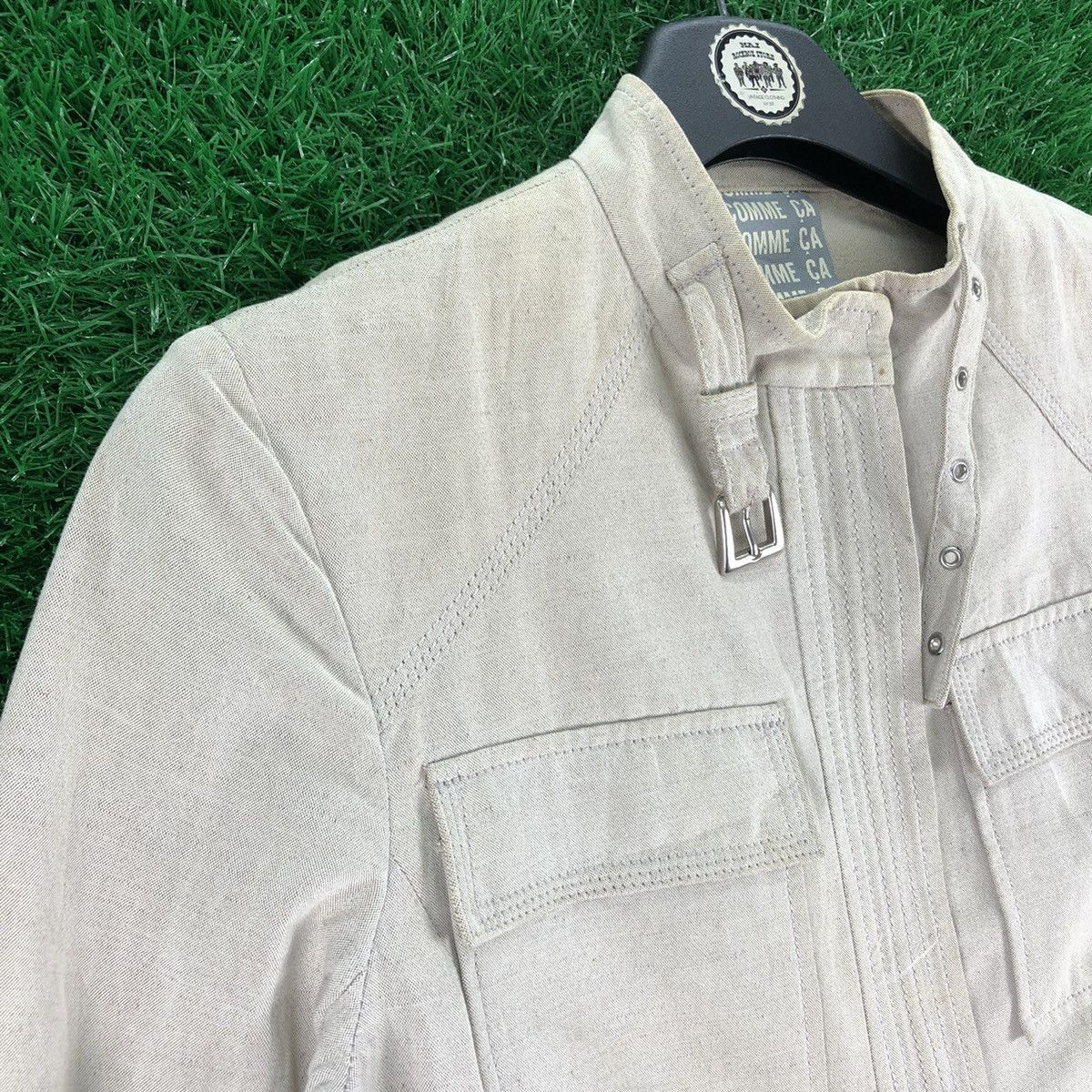 Japanese Brand Vintage 90's Comme Ca Zipper Jacket Size US XS / EU 42 / 0 - 2 Thumbnail