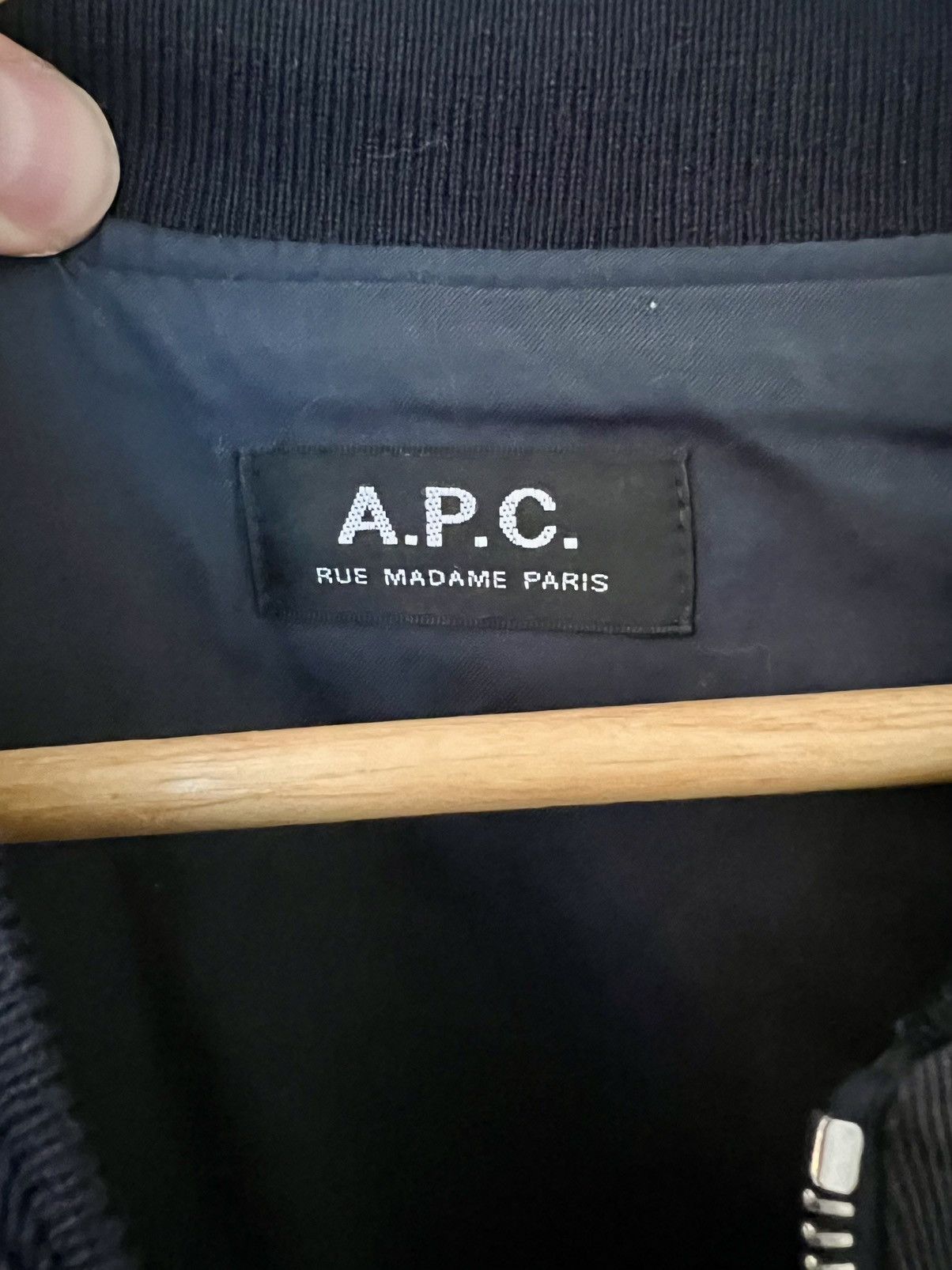 A.P.C. Cotton linen padded bomber Size US M / EU 48-50 / 2 - 3 Thumbnail