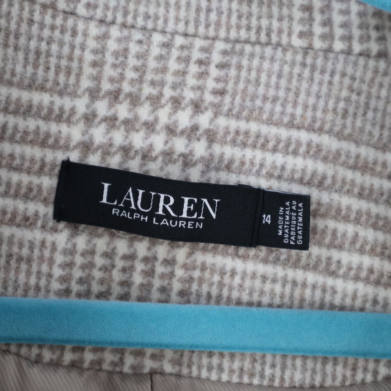 Lauren Ralph Lauren Lauren Ralph Lauren Houndstooth Wool Blend Coat Women 14 NWT Size XL / US 12-14 / IT 48-50 - 2 Thumbnail
