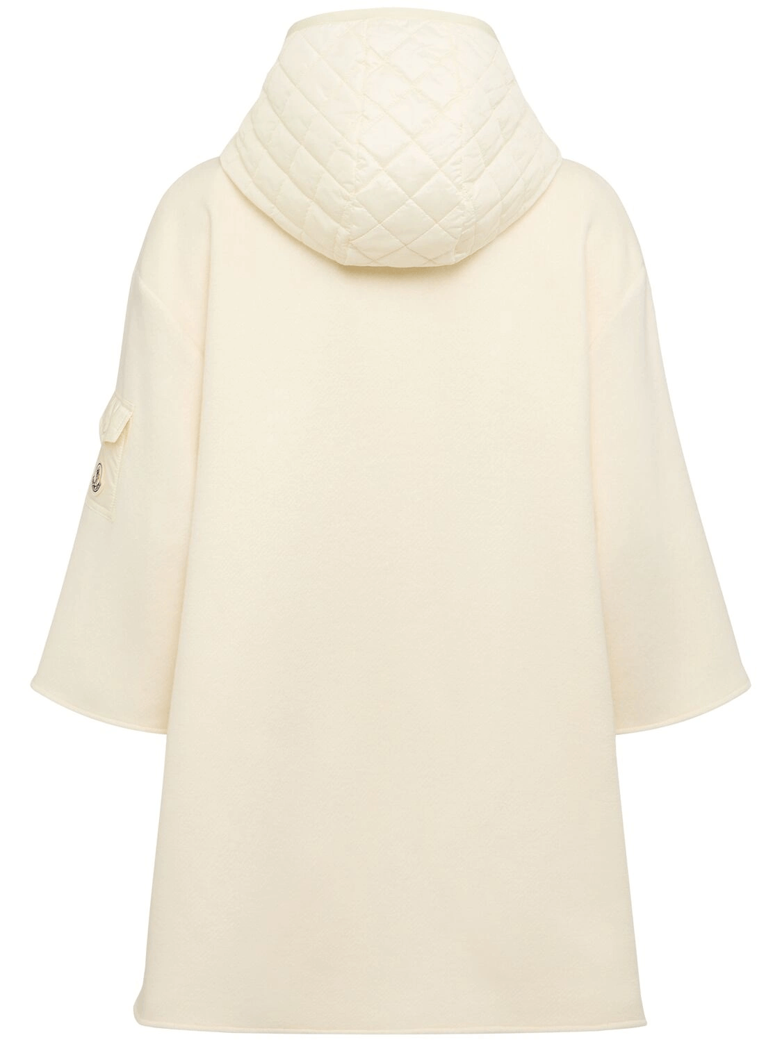 Moncler MONCLER $1650 White Wool Cape New Size ONE SIZE - 2 Thumbnail