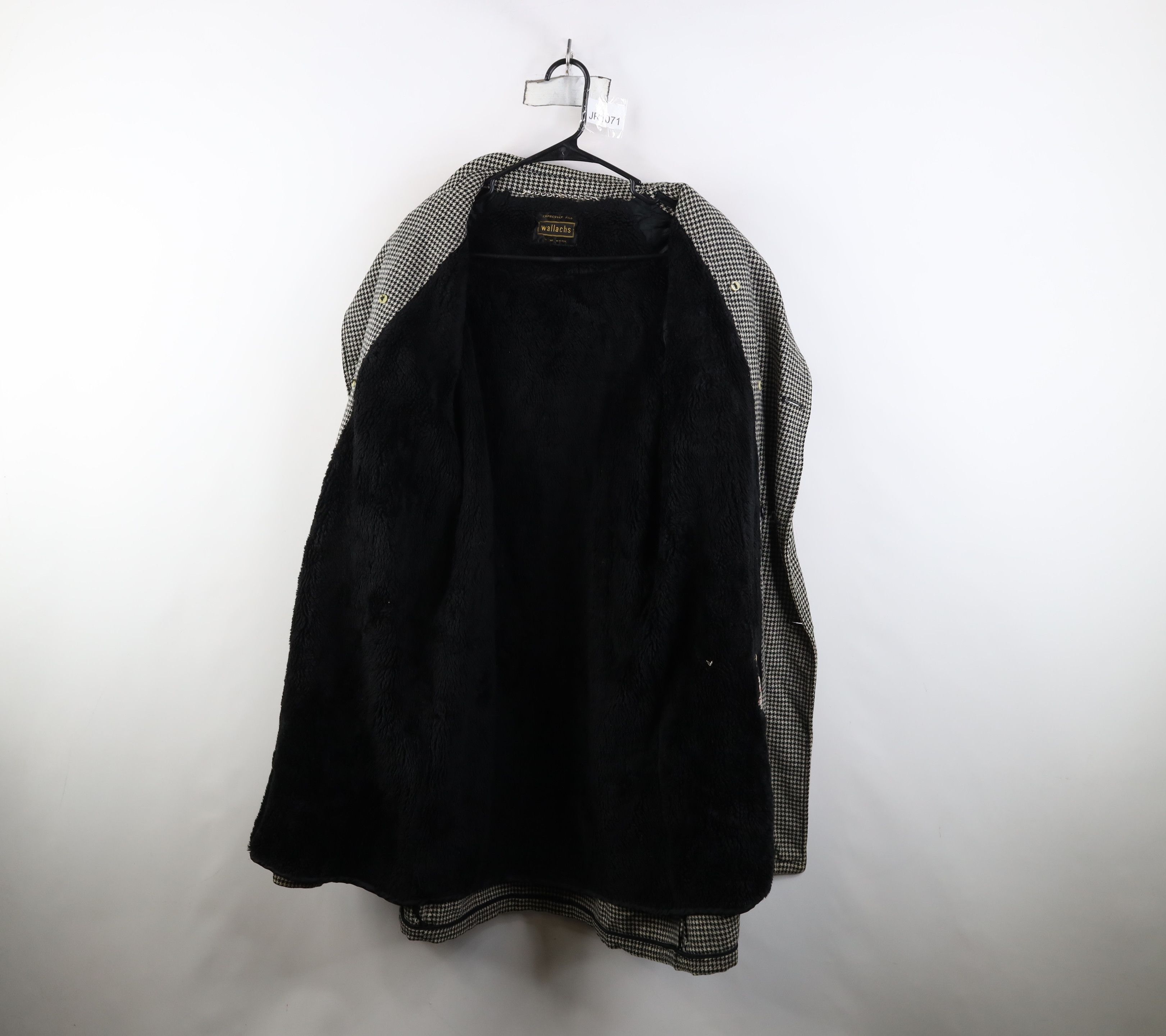 Vintage Vintage 50s Streetwear Houndstooth Double Breasted Jacket Size US XL / EU 56 / 4 - 10 Thumbnail