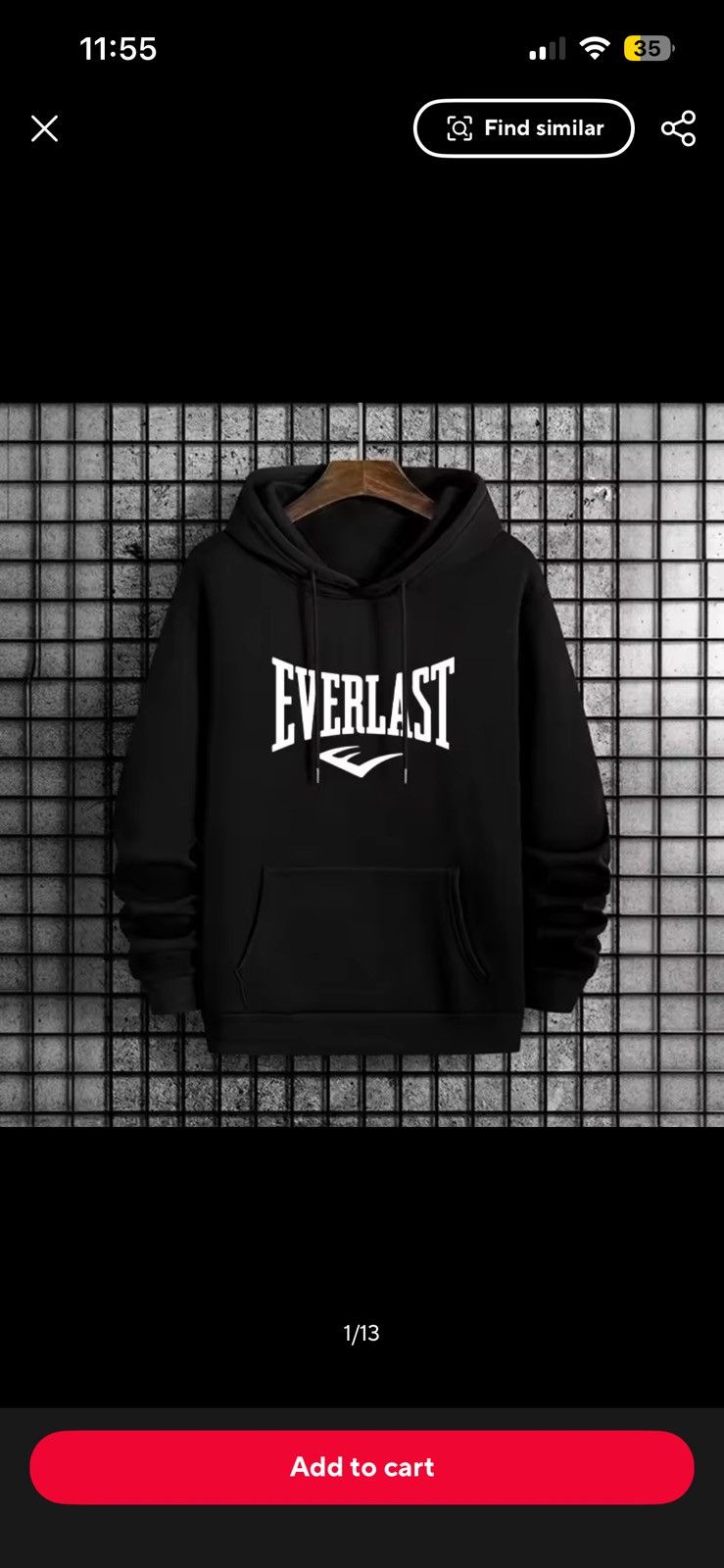Everlast Everlast Hoodie Size US L / EU 52-54 / 3 - 1 Thumbnail