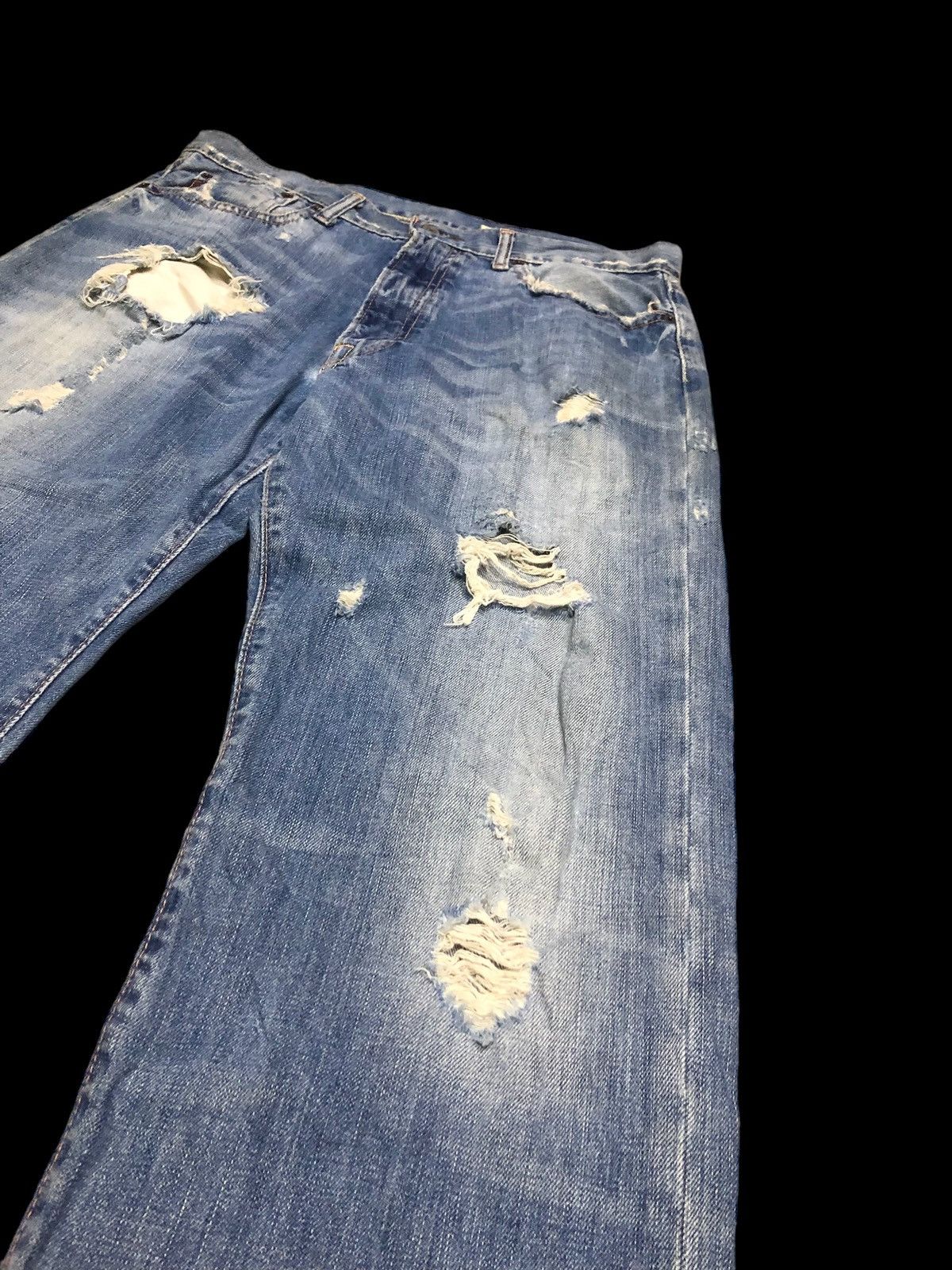 Abercrombie & Fitch A&F DISTRESSED DENIM Size US 34 / EU 50 - 6 Thumbnail