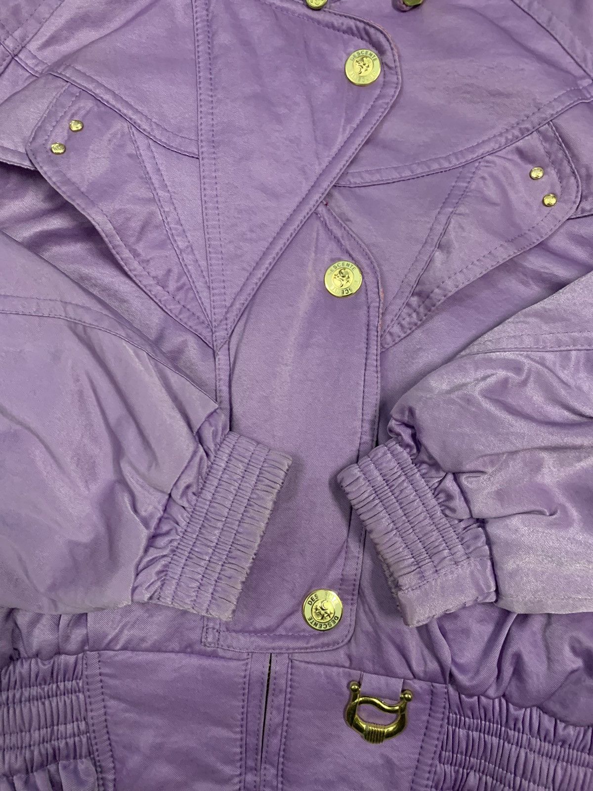 Descente Vintage Descente Lamb Fur Hooded Snowboard Ski Jacket Size L / US 10 / IT 46 - 10 Thumbnail