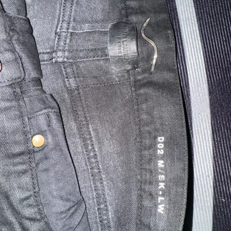 Saint Laurent Paris Saint Laurent Paris Waxed Basic Jeans Size US 31 - 4 Thumbnail