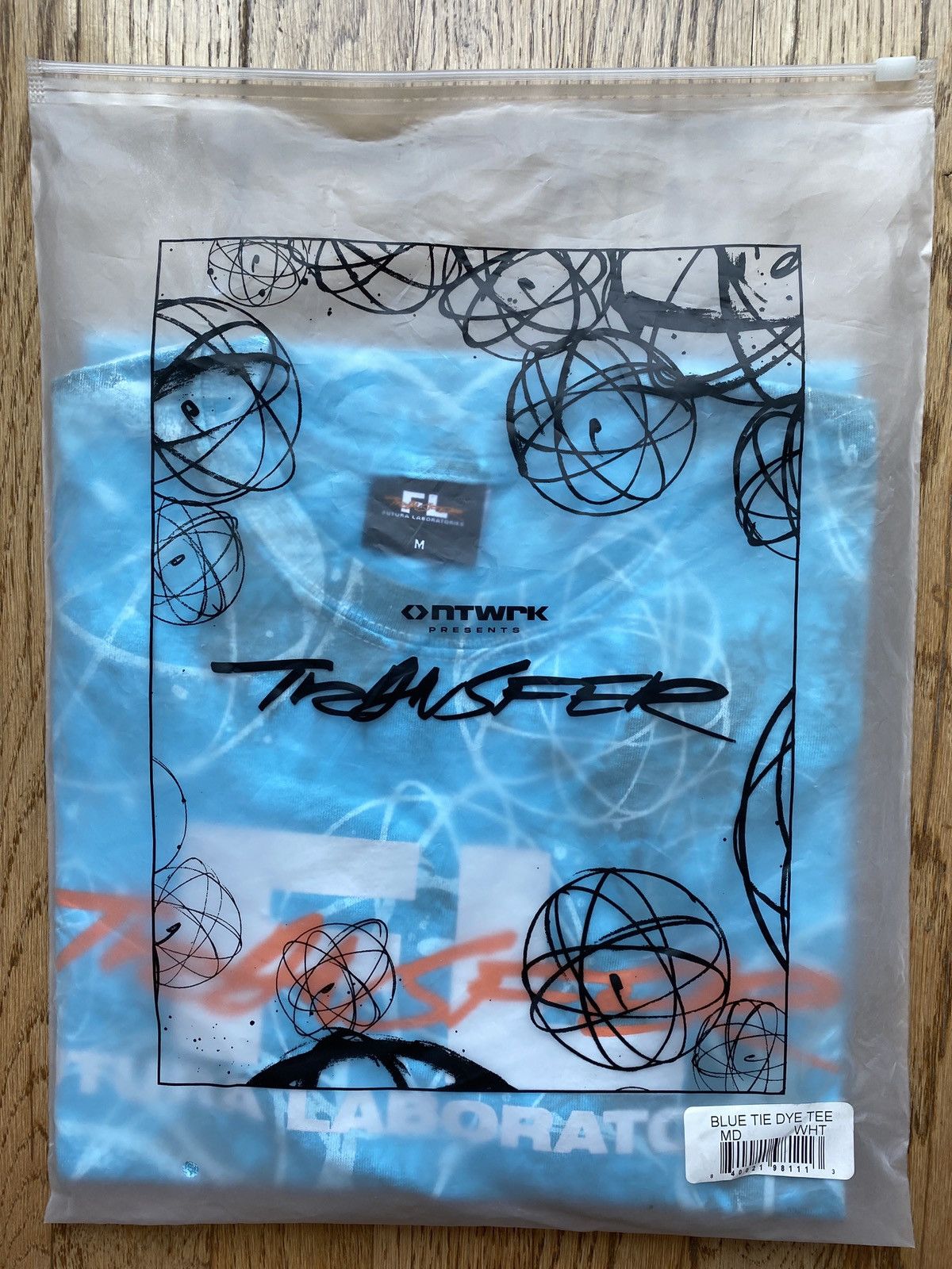Futura Futura Labs Transfer Blue Tie Dye Tee ntwork Sz M Size US M / EU 48-50 / 2 - 2 Thumbnail