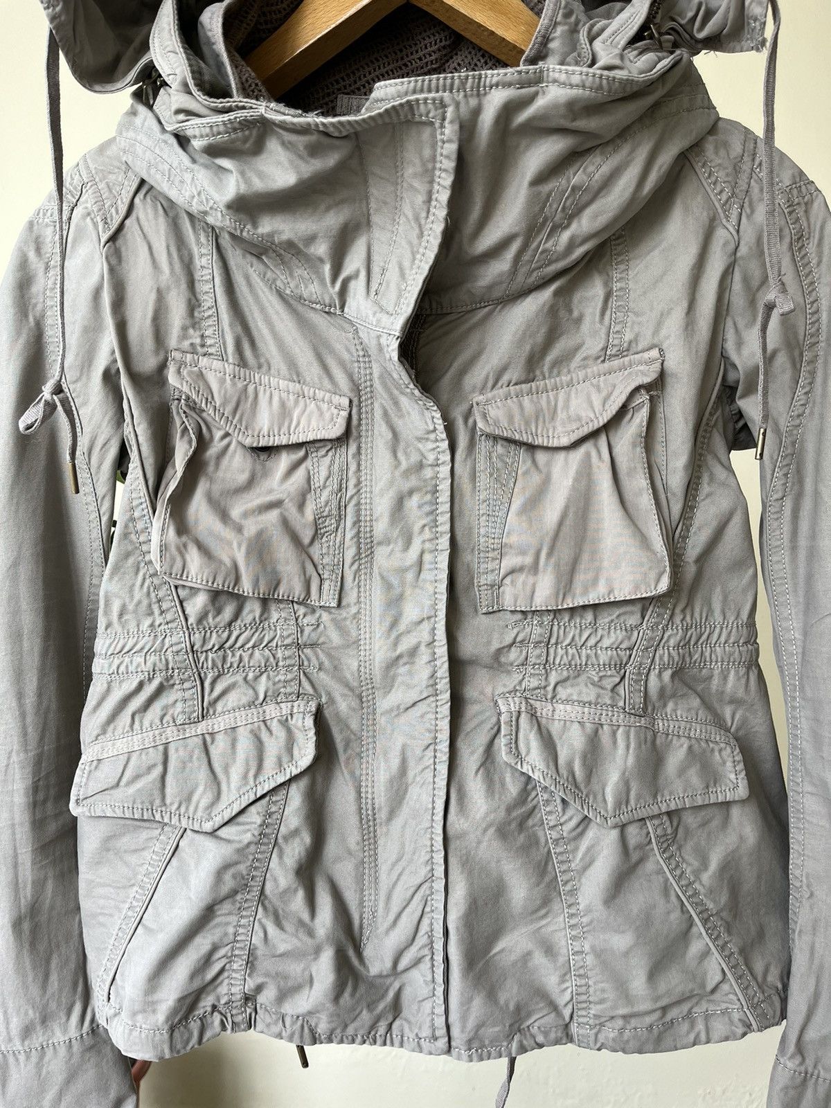 If Six Was Nine 💥 2000s GOA Bono Cyber Military Jacket Size S / US 4 / IT 40 - 2 Thumbnail