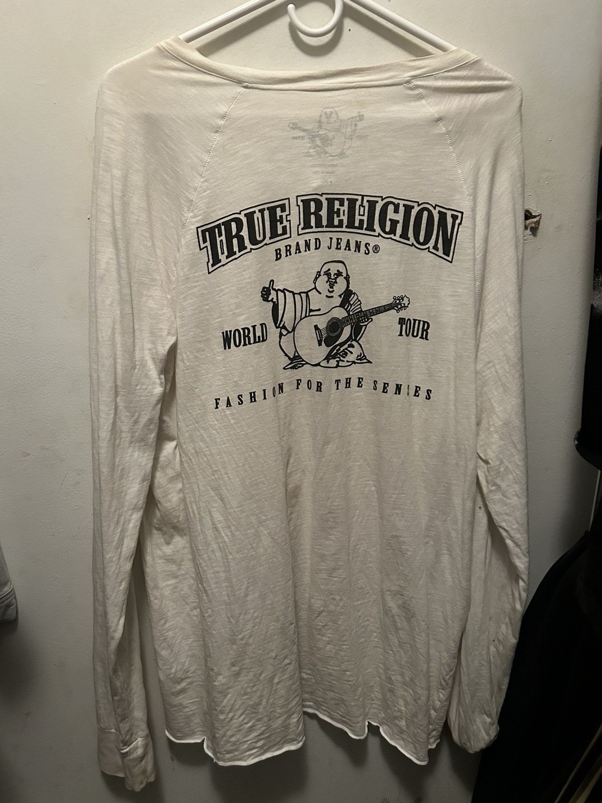 True Religion True Religion White Long-Sleeve Tee Size US XL / EU 56 / 4 - 2 Thumbnail