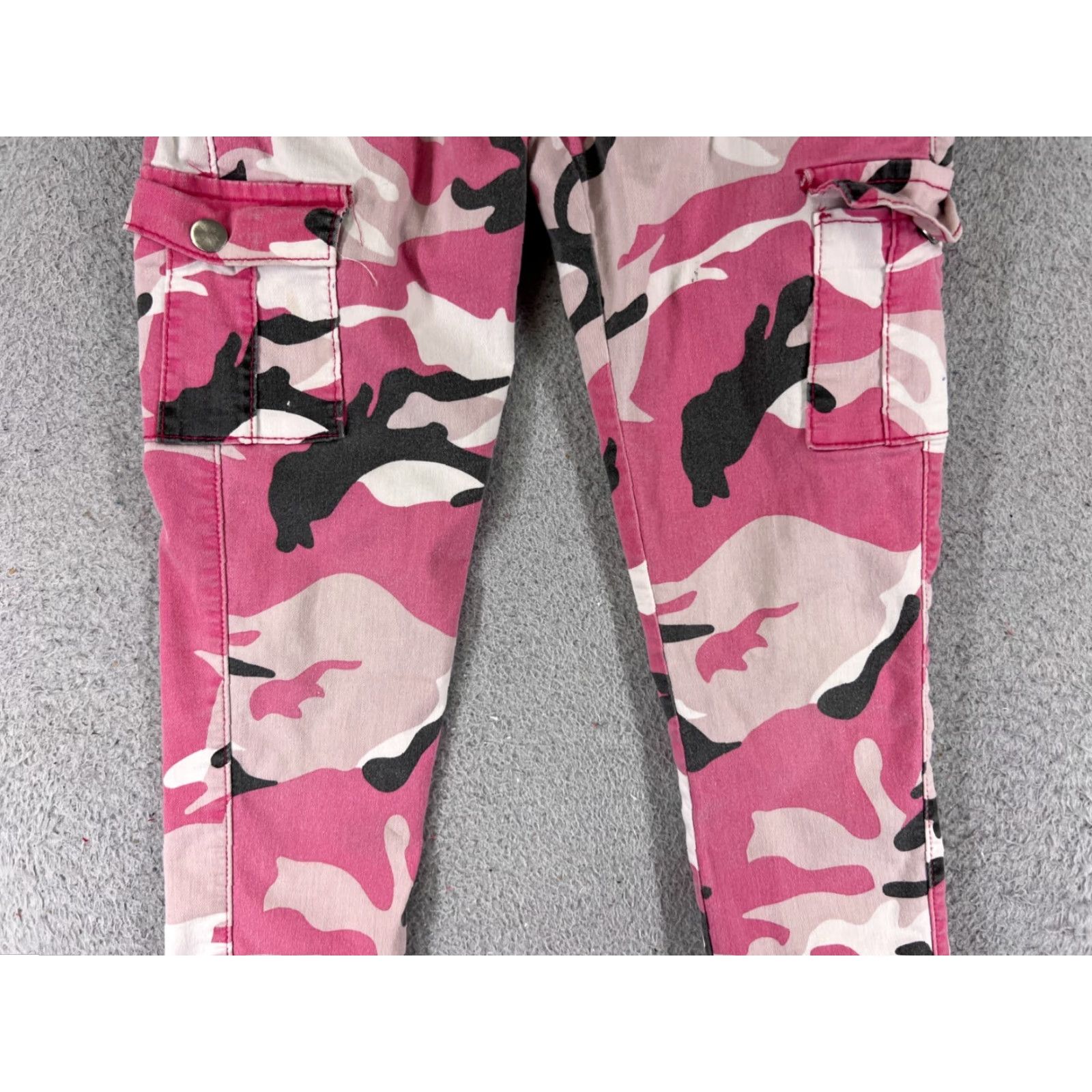 Vintage VIP Jeans Pink Denim Pants Womens 3 Cargo Jeans Pink VIP Jeans Womens Denim Pants 3 Cargo Pink Denim Jeans Маш Size 26" / US 2 / IT 38 - 3 Thumbnail