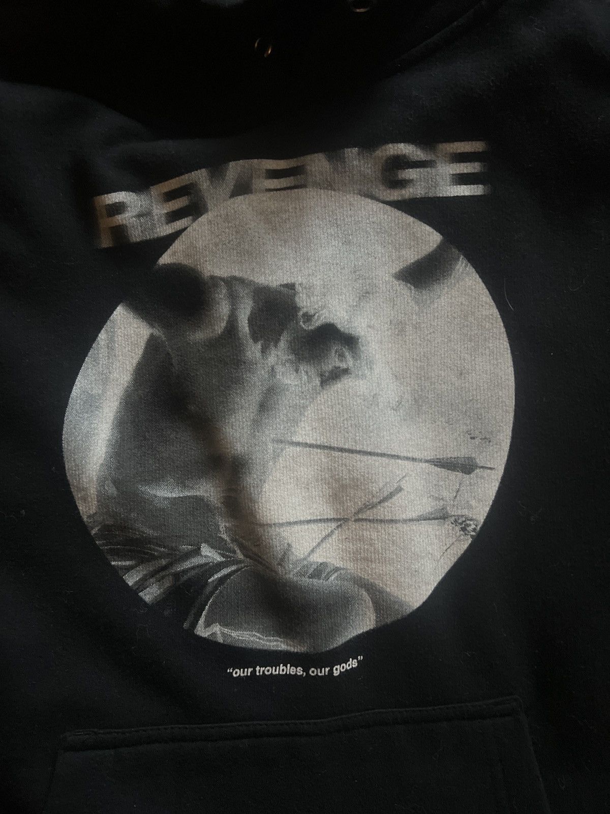 Revenge REVENGE OUR TROUBLES OUR GODS HOODIE Size US M / EU 48-50 / 2 - 5 Thumbnail