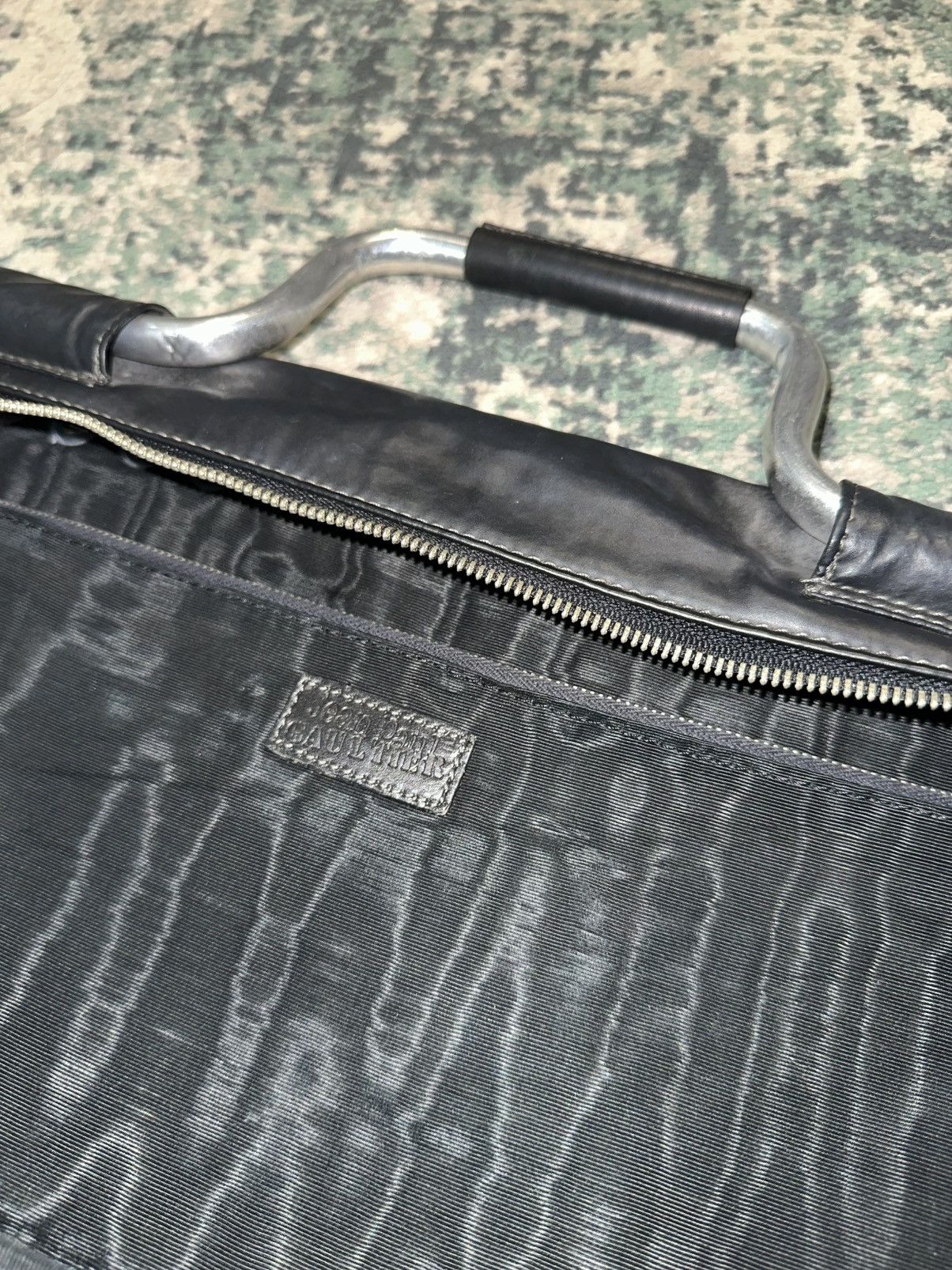 Jean Paul Gaultier Jean Paul Gaultier Metal Frame & Studded Travel Bag Size ONE SIZE - 7 Thumbnail
