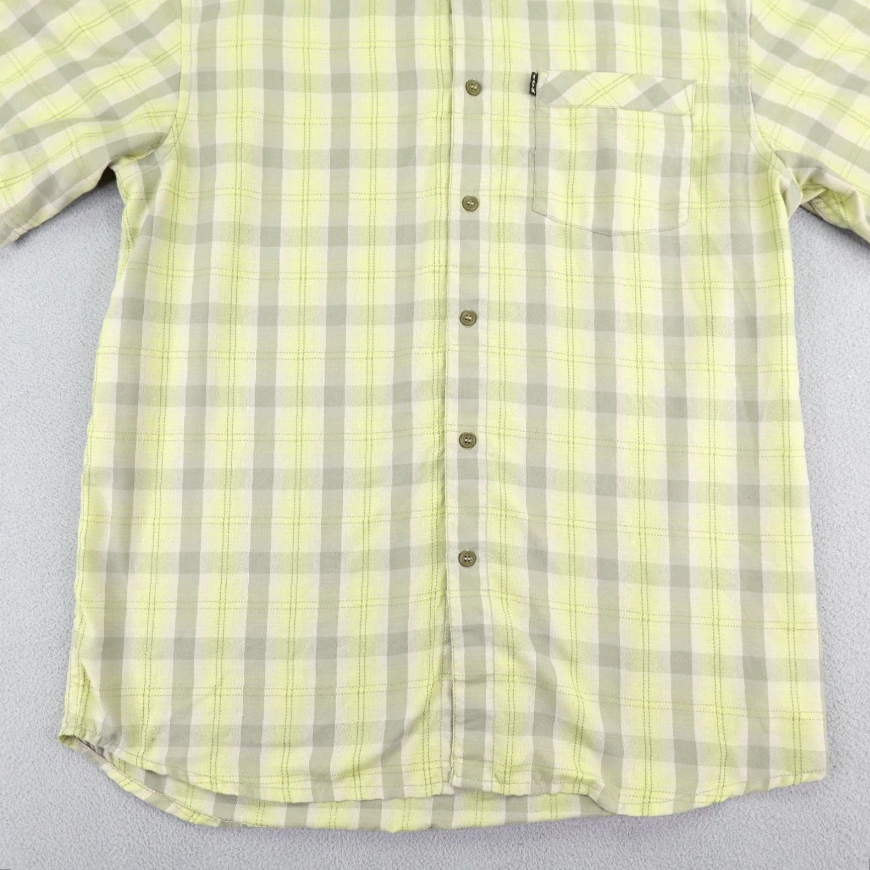 KAVU KAVU Shirt Mens Medium Green Plaid Button Up Outdoors Lightweight Camping Hiking Size US M / EU 48-50 / 2 - 4 Thumbnail