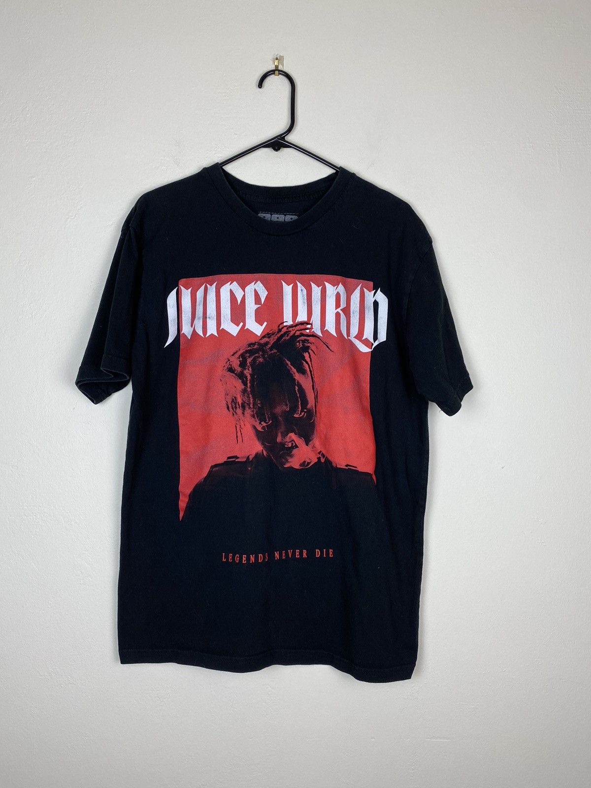 999 Club × Rap Tees Juice Wrld Legends Never Die Black Tee T Shirt Size US L / EU 52-54 / 3 - 1 Thumbnail