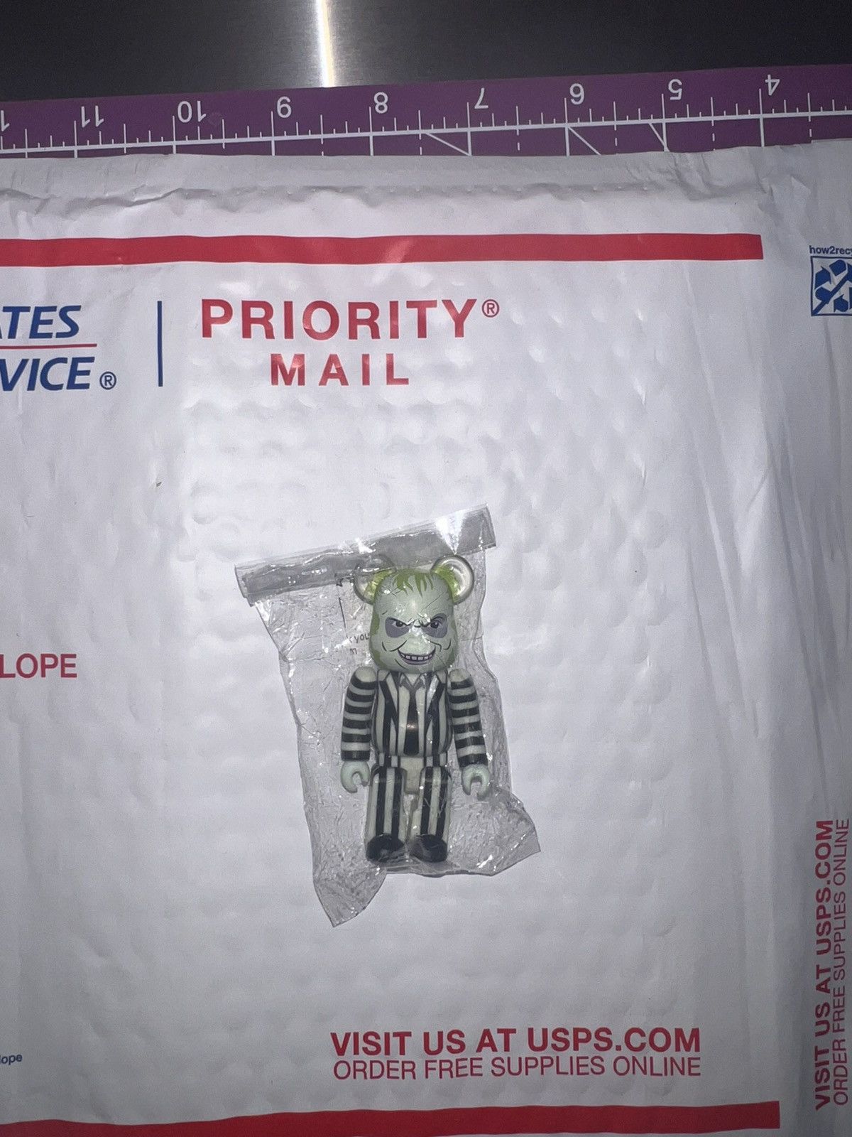 Medicom Toy Bearbrick 100%- Lot of 5: Beetlejuice, The Rock, Marvel, etc Size ONE SIZE - 2 Thumbnail