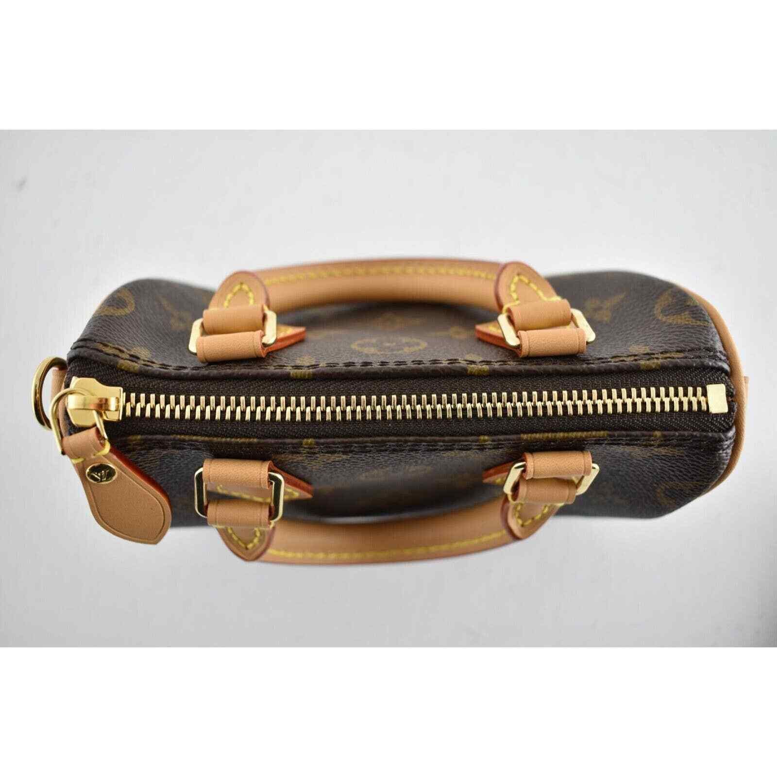Louis Vuitton Louis Vuitton Nano Speedy Mini Crossbody Shoulder Bag Size ONE SIZE - 10 Thumbnail