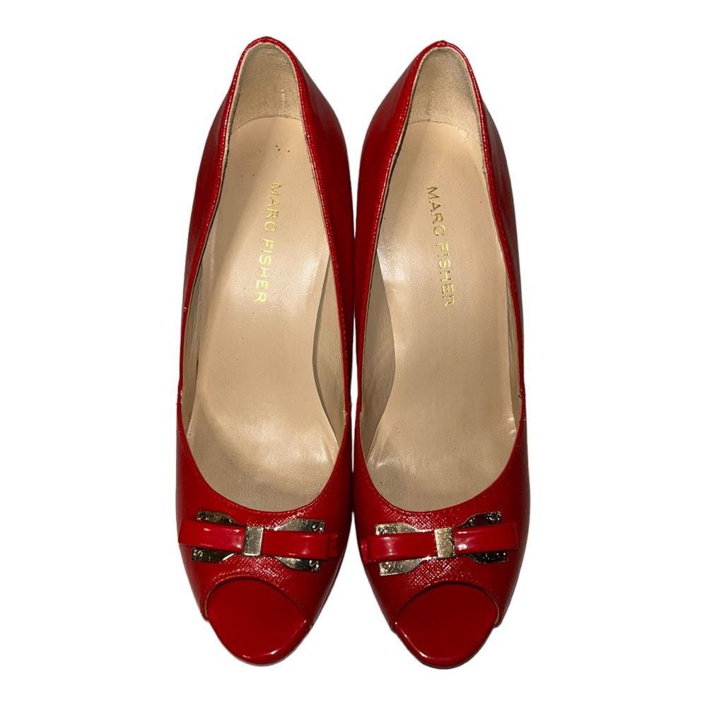 Designer Marc Fisher l Marsha Peep Toe Pumps Size 6 Size US 6 / IT 36 - 2 Thumbnail
