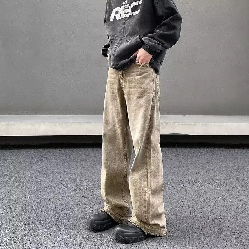 Japanese Brand × Jean Retro loose wide leg casual jeans Size US 32 / EU 48 - 2 Thumbnail