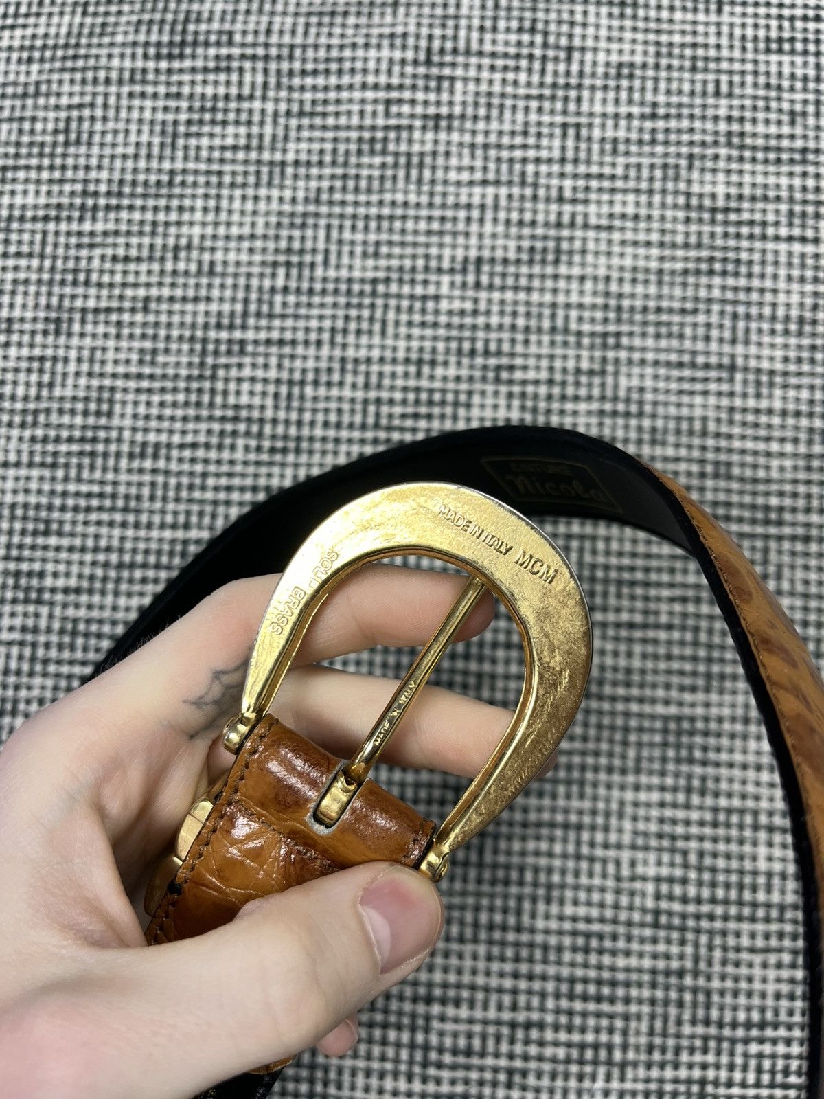 MCM rare archive MCM belt Size ONE SIZE - 4 Thumbnail