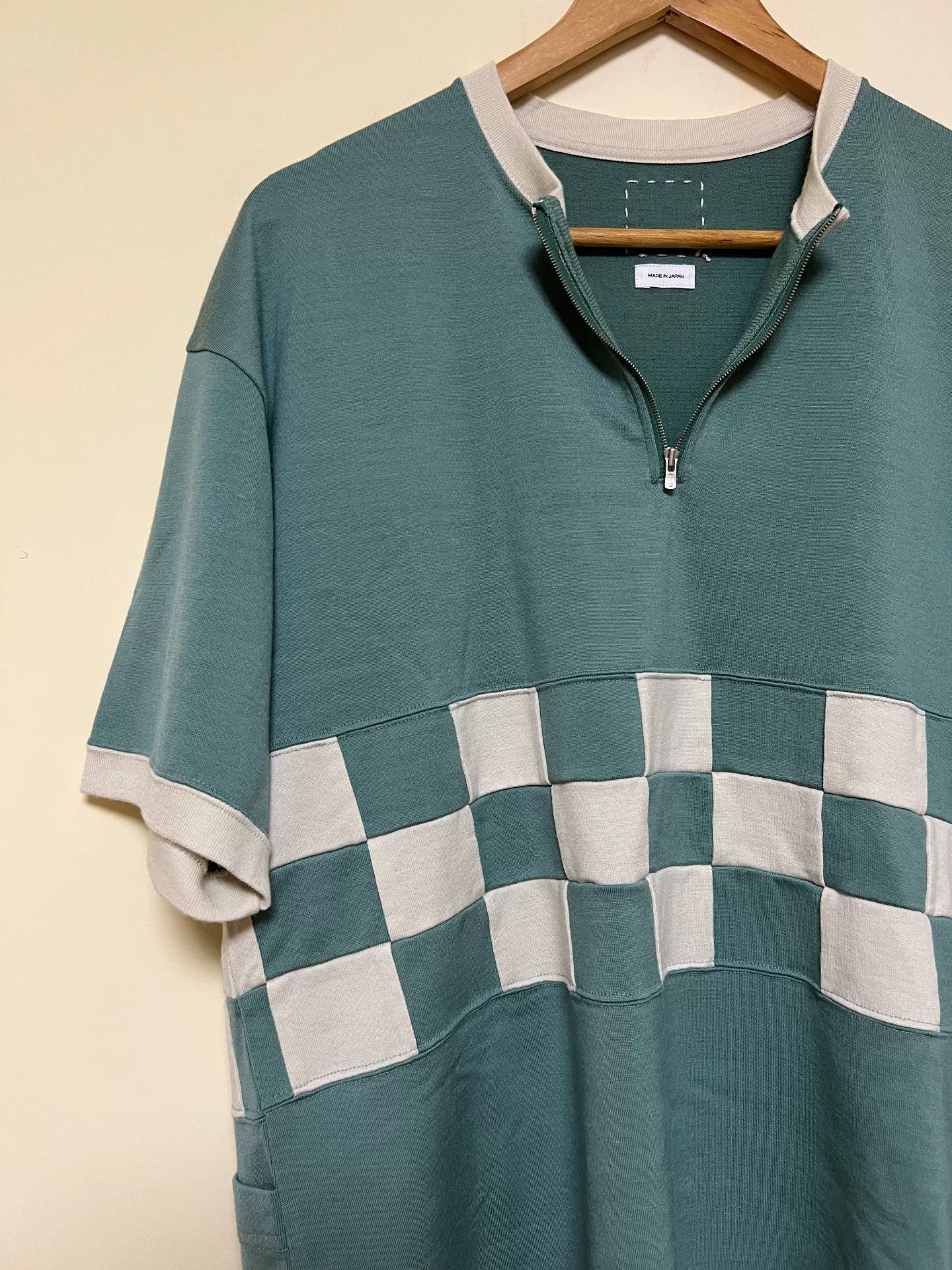VISVIM Merckx Zip P.O. S/S Pullover