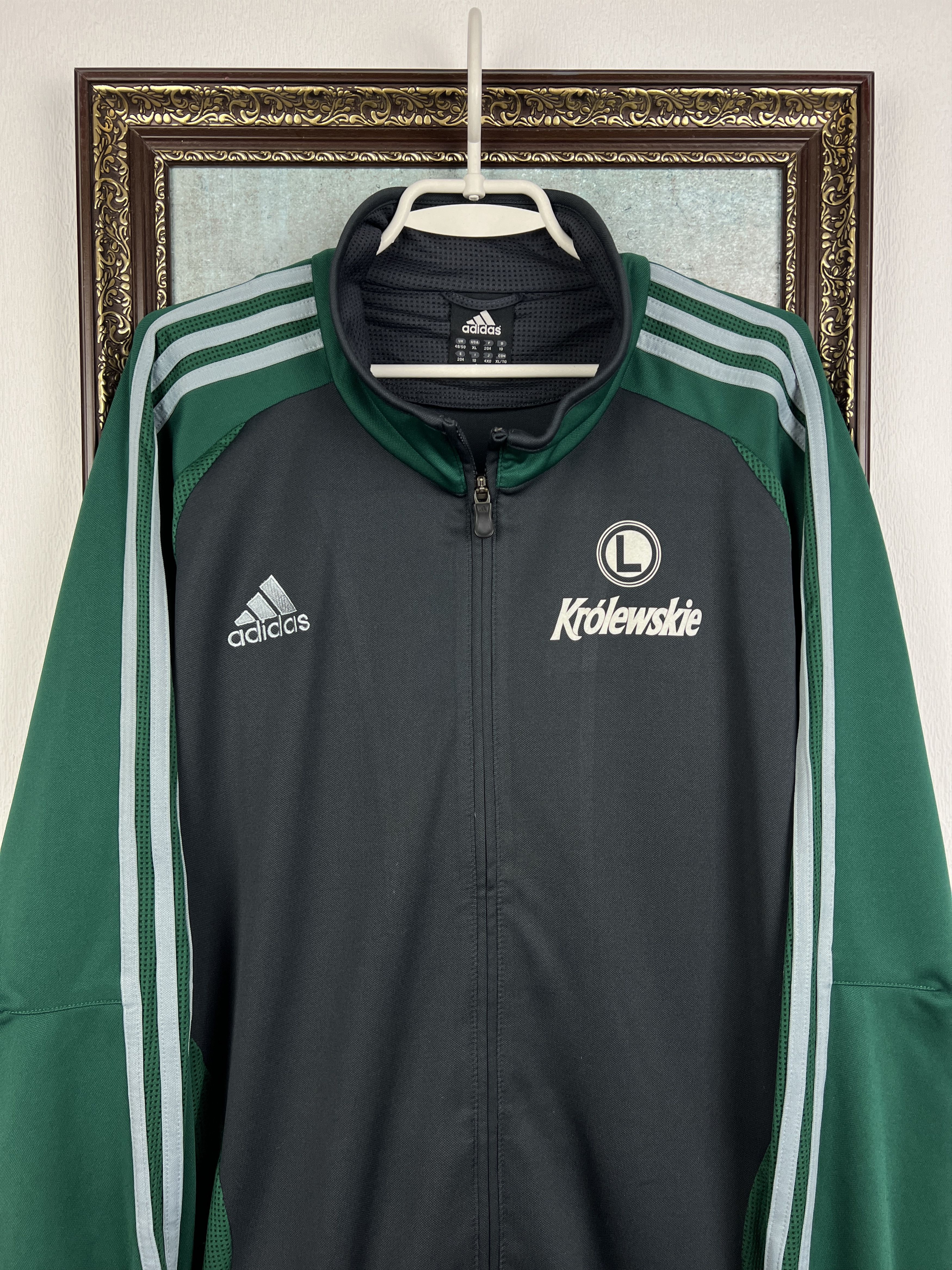 Adidas Vintage Adidas Legia Warsaw Football Jacket Soccer Track Top Size US XXL / EU 58 / 5 - 2 Thumbnail