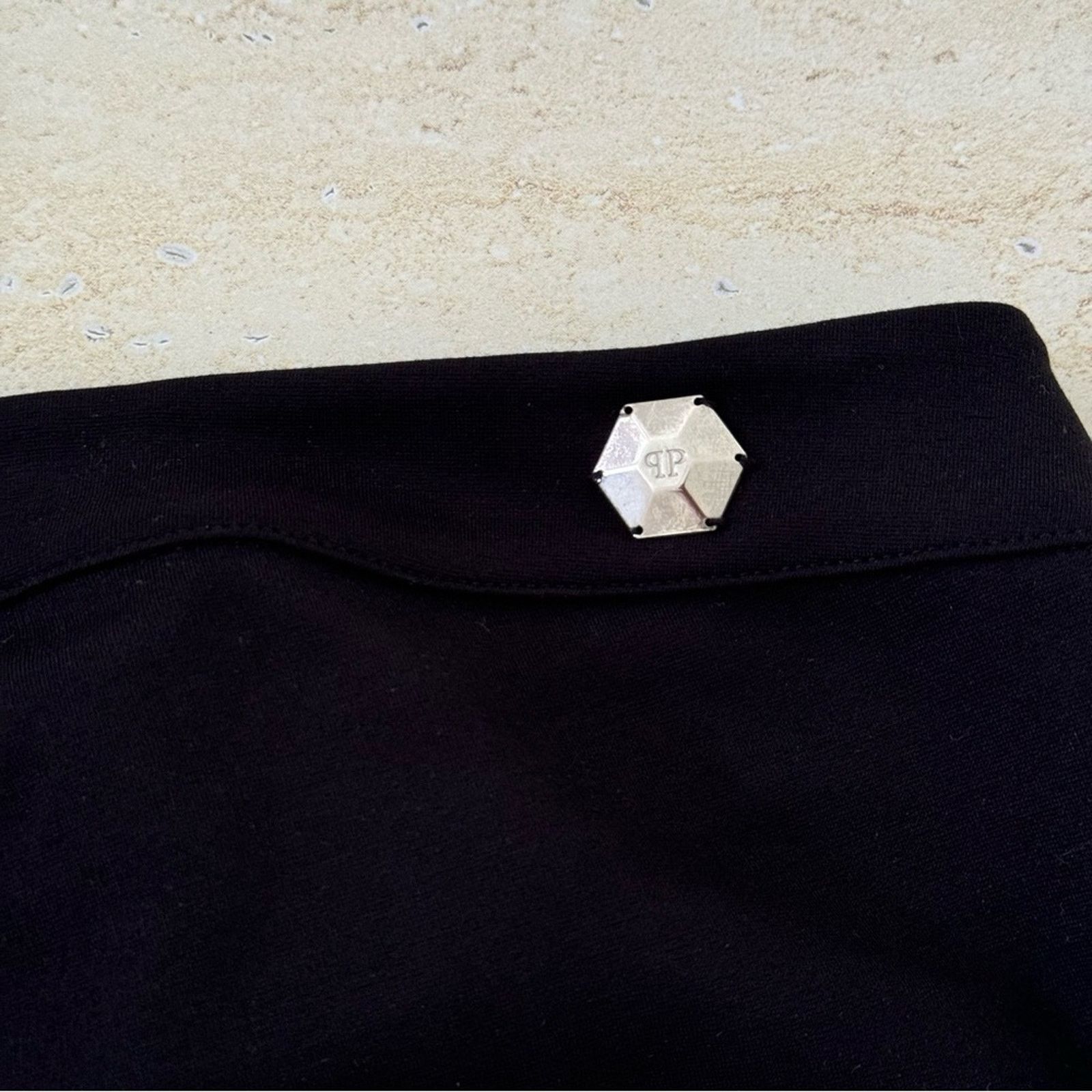 Philipp Plein PHILLIP PLEIN Black Leggings With Lace , Size XS, Authentic Size 25" / US 0 / IT 36 - 12 Thumbnail