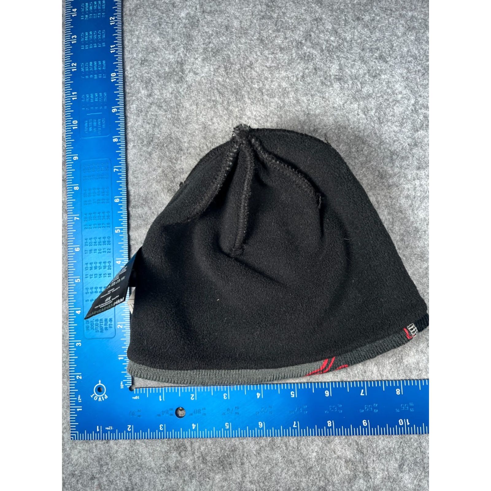 H&M H&M Beanie Skull Knit Adult One Size Gray Black Lined Acrylic Poly Hat Men Ski Beanie Streetwear Size ONE SIZE - 4 Thumbnail