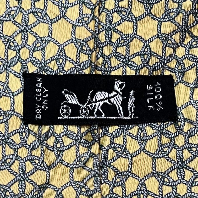 Hermes Hermes Paris Vintage Tie Size ONE SIZE - 4 Thumbnail