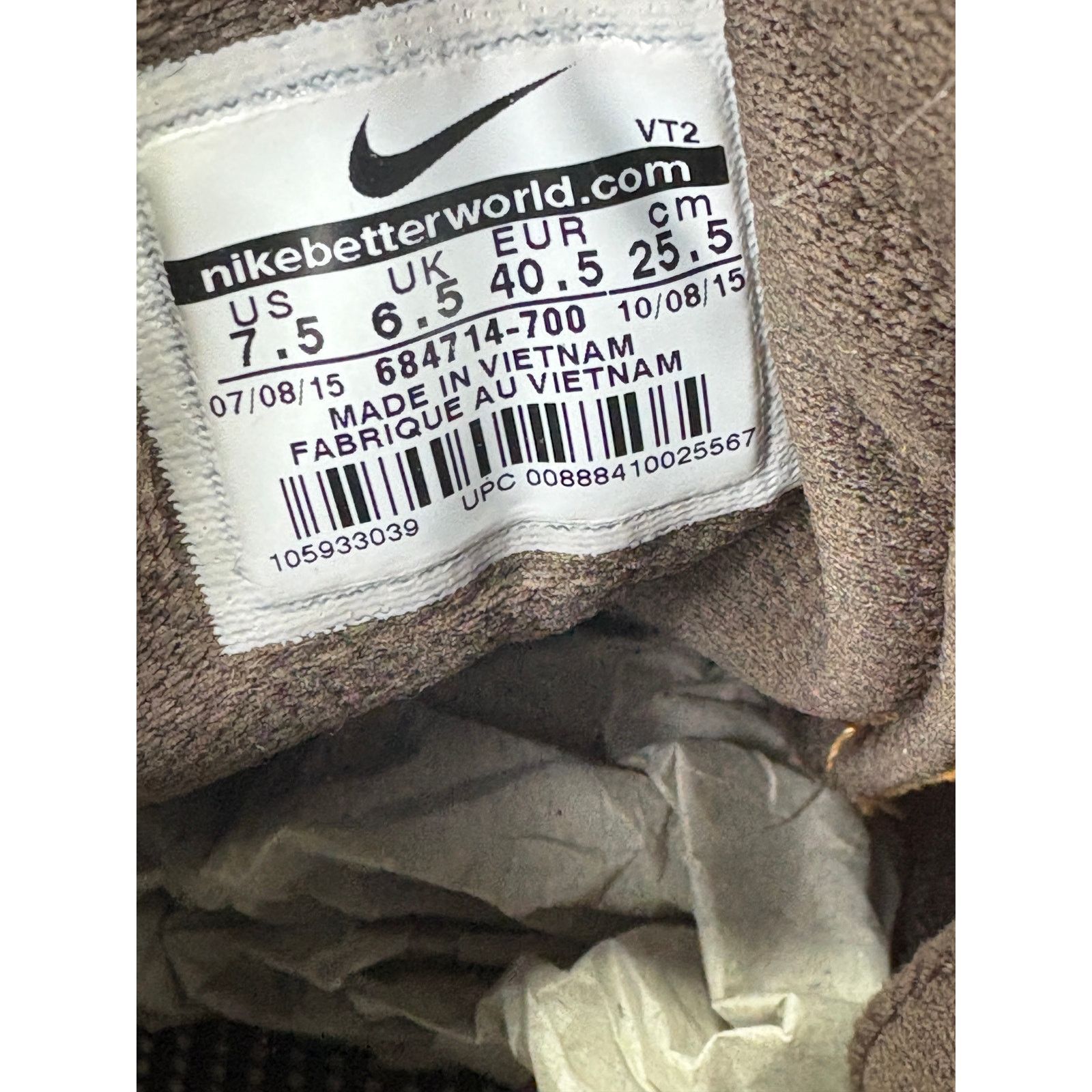 Nike Nike Air Max 90 Sneakerboot 2015 Shoes Men 7.5 Brown Sneaker Size US 7 / EU 40 - 8 Thumbnail