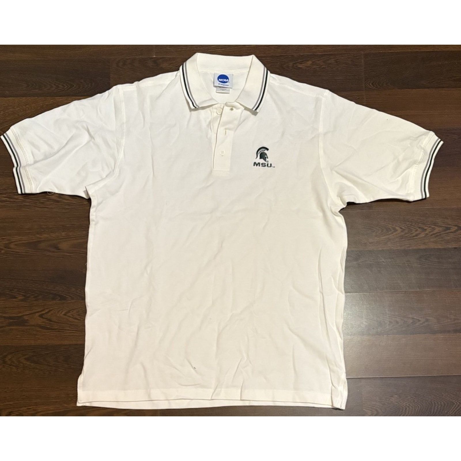 Vfiles Rare 2006 michigan state polo shirt vf imagewear Men’s Sz L Size US L / EU 52-54 / 3 - 1 Thumbnail