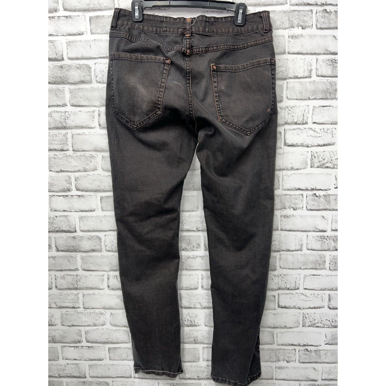 Vintage 21 Gray Cotton Blend Stretchy Jeans Mens Size 30x32 Size US 30 / EU 46 - 4 Thumbnail