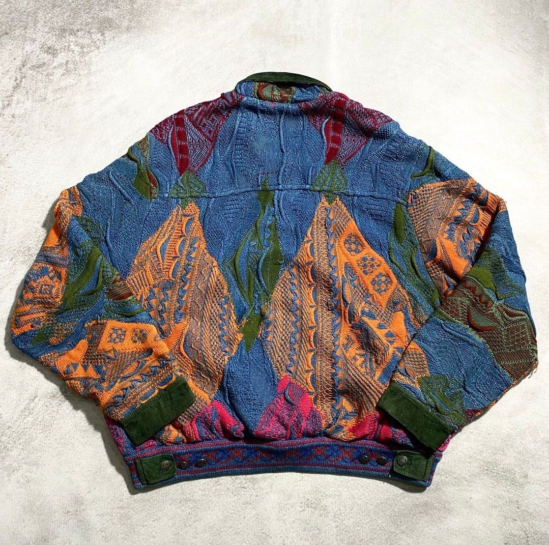 Coogi Rare Vintage Coogi Blues Knitted Boxy Jacket Size US M / EU 48-50 / 2 - 6 Thumbnail