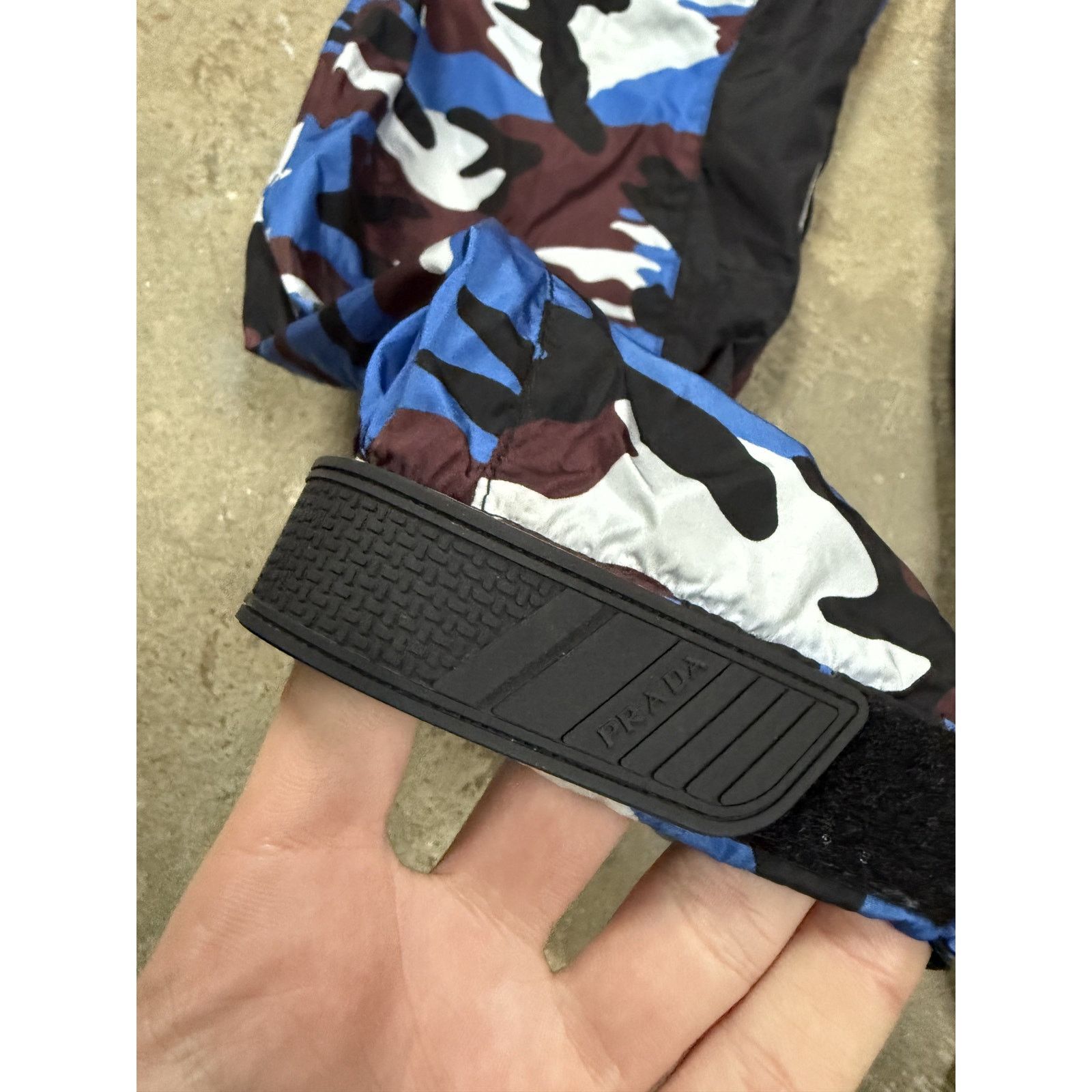 Prada Prada Camo Blue Track Pants Used Small Size US 28 / EU 44 - 2 Thumbnail