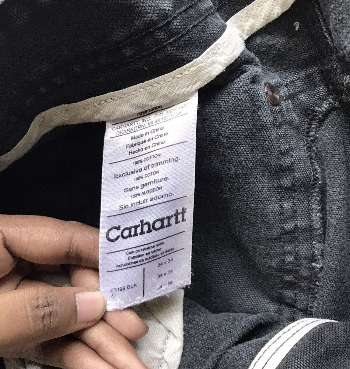 Carhartt Vintage carhartt cargo double knee denim Size US 34 / EU 50 - 7 Thumbnail