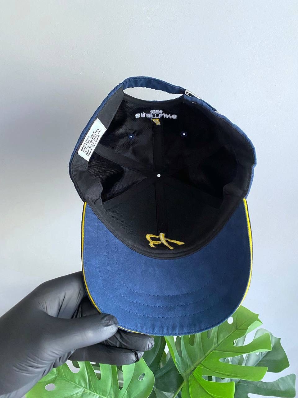 Breitling × Designer Breitling Watch Men's Blue/Yellow Cap, One Size Size ONE SIZE - 11 Thumbnail