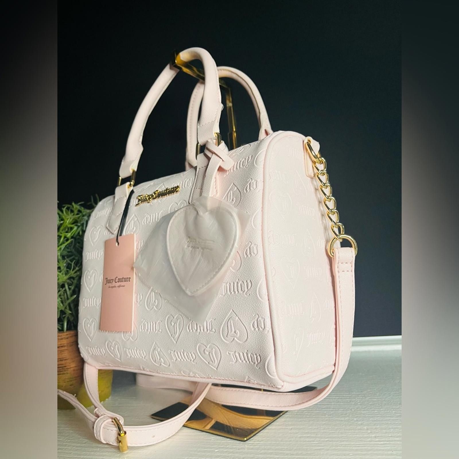 Juicy Couture Jeans Juicy Couture Fame Pink Satchel Bag With Charm Size ONE SIZE - 2 Thumbnail