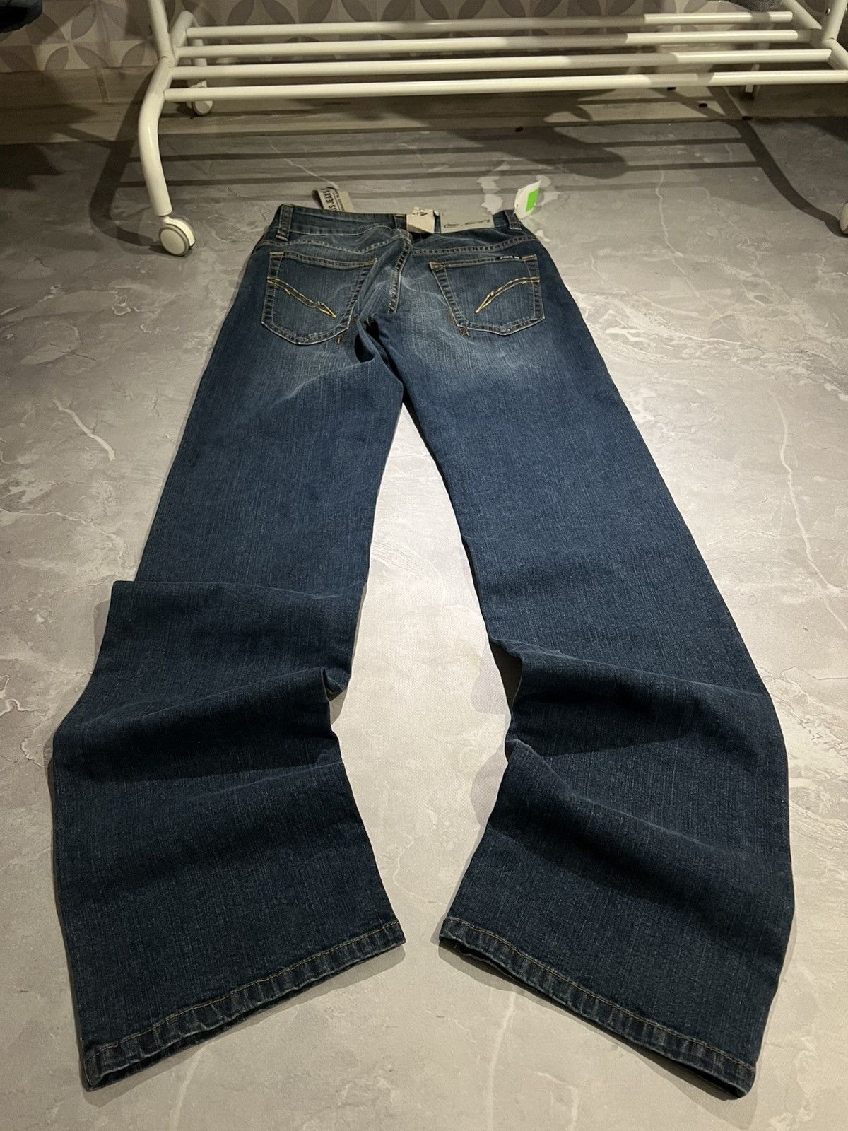 Vintage Vintage Flared Retro Swag / Balenciaga Style Jeans/ Y2K 90 Size US 28 / EU 44 - 1 Thumbnail