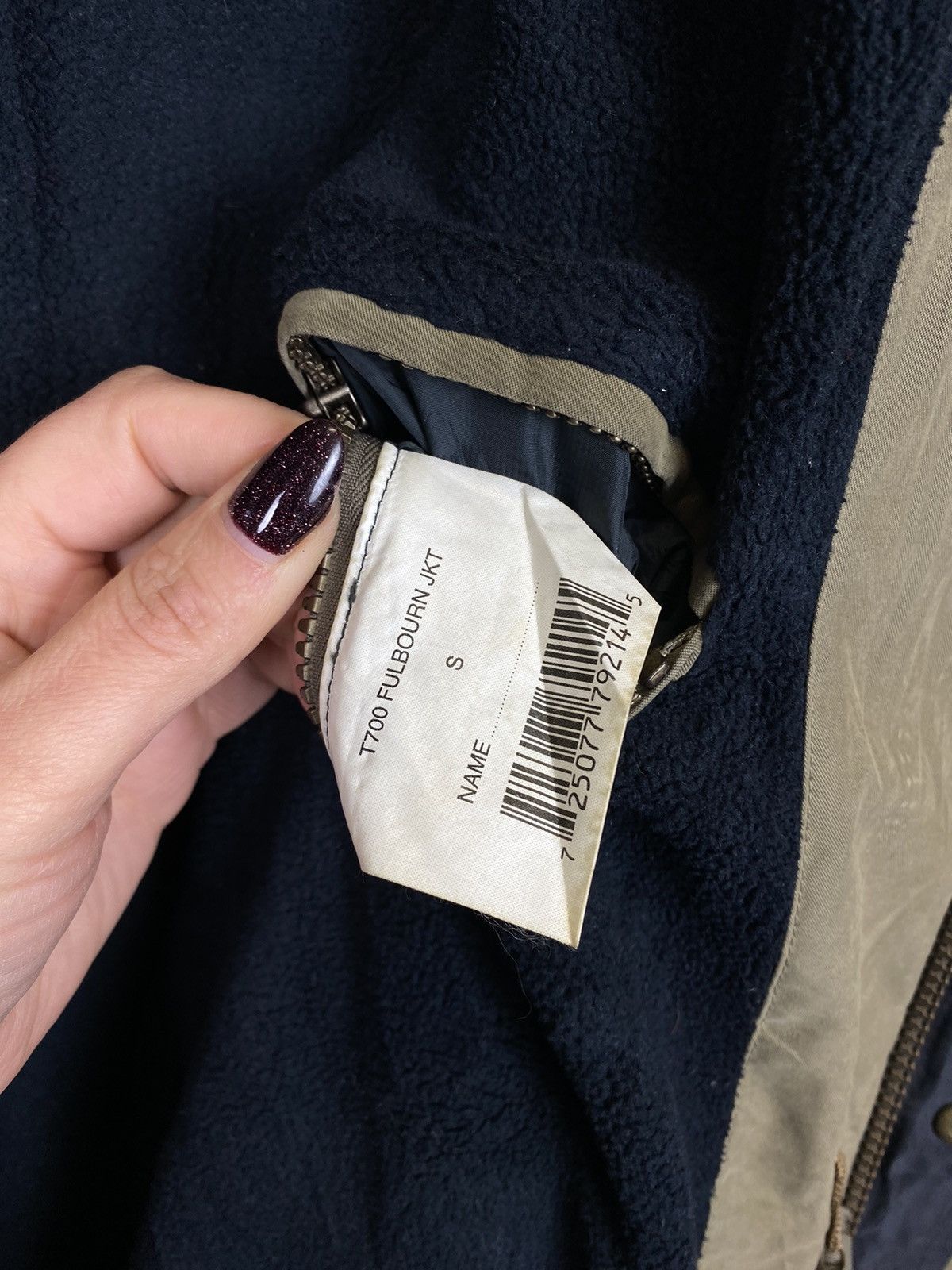 Barbour Vintage Barbour T700 Fulbourn Full Zip Jacket Men’s Size S Size US L / EU 52-54 / 3 - 14 Thumbnail