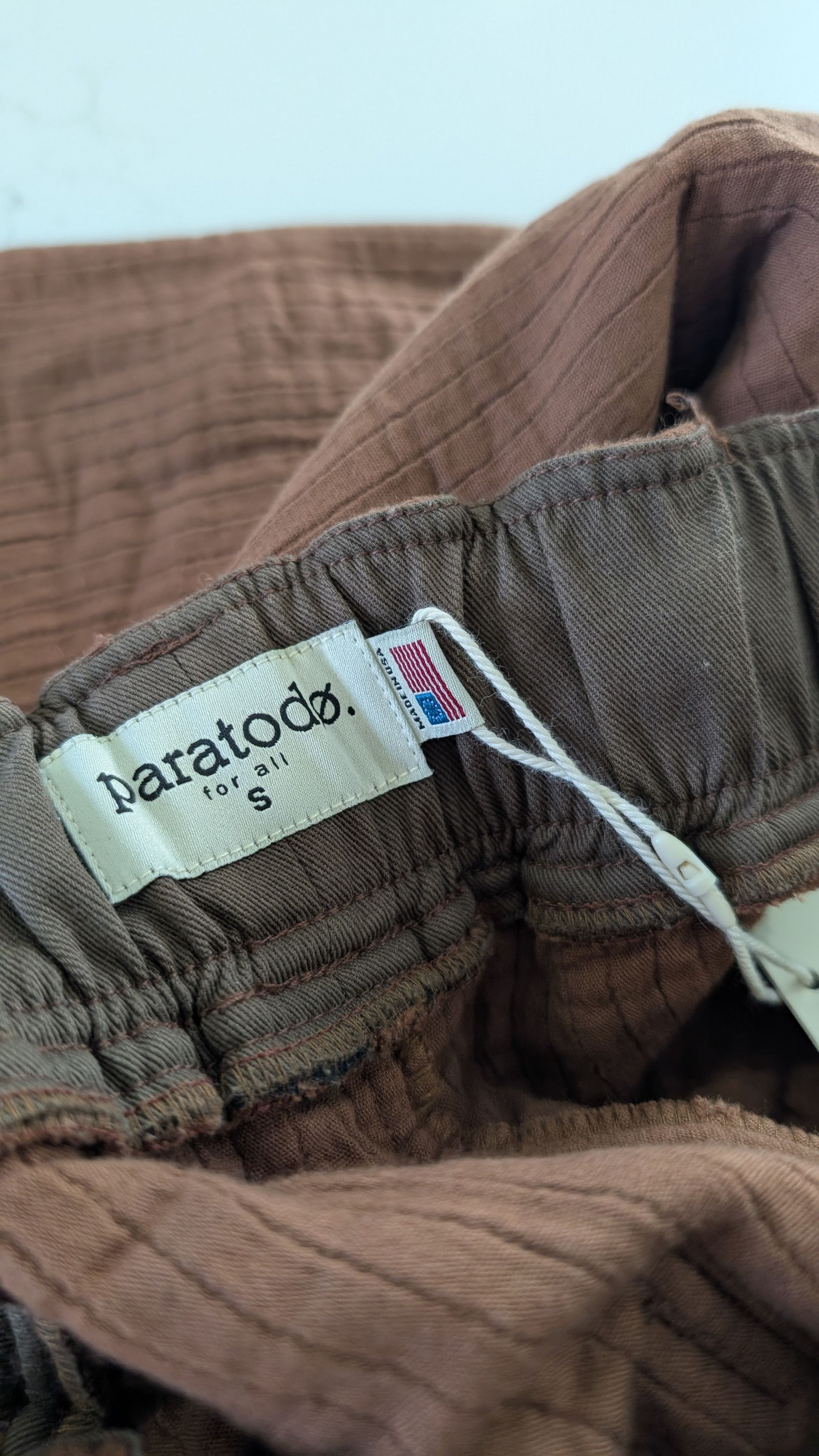 Paratodo Paratodo Tundra Trousers S Brown Quilted Cotton Cargo Size US 30 / EU 46 - 5 Thumbnail