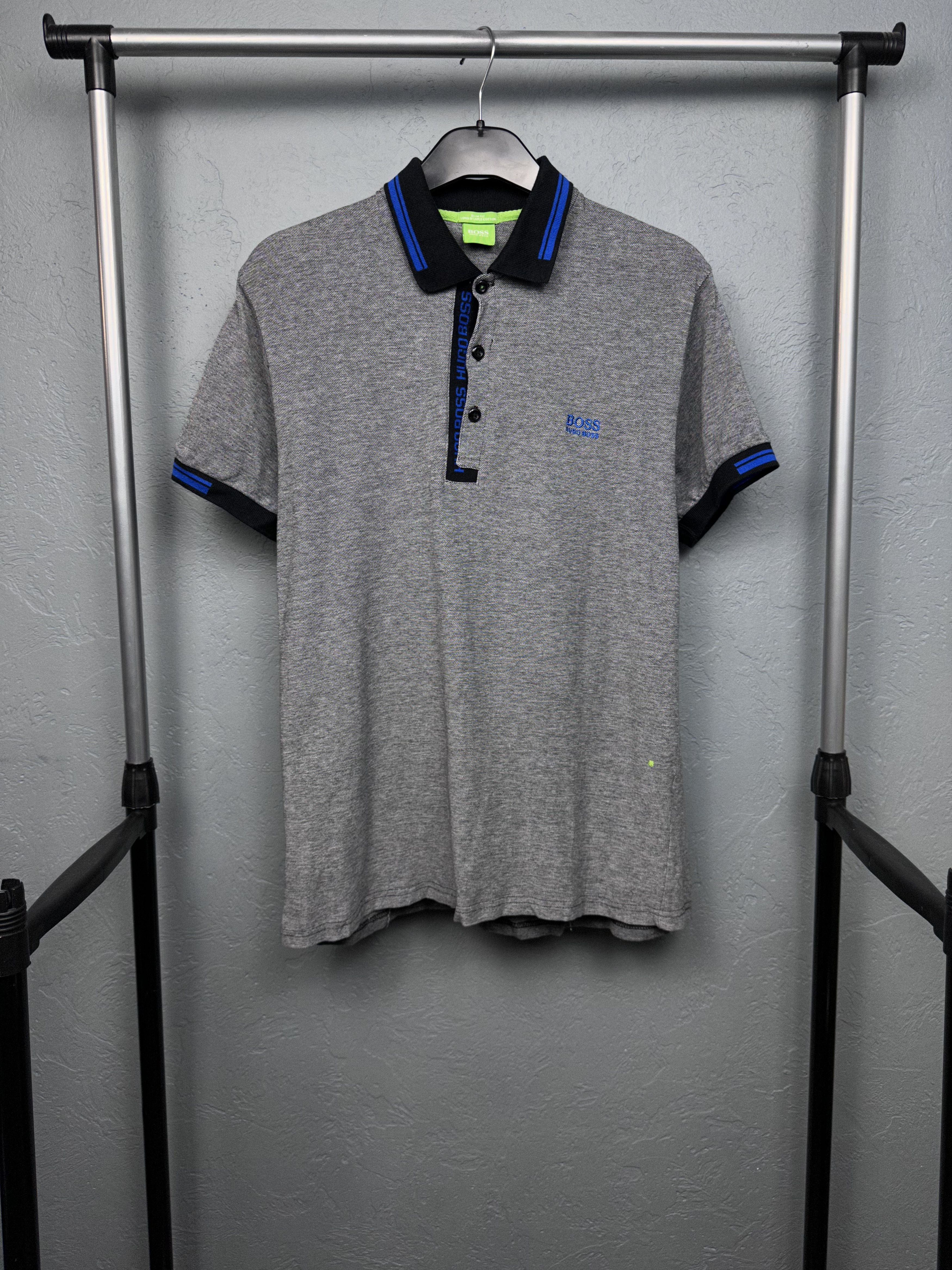 Hugo Boss × Vintage Hugo Boss Vintage Mens Polo Shirt Size US L / EU 52-54 / 3 - 1 Thumbnail